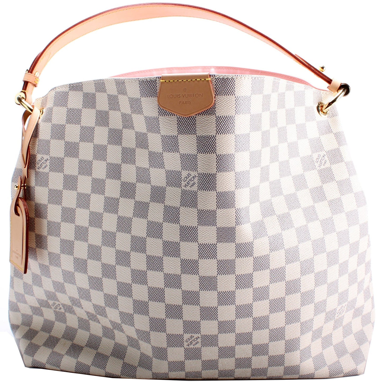 Louis Vuitton Graceful MM Azur Damier Handbag Azur 7