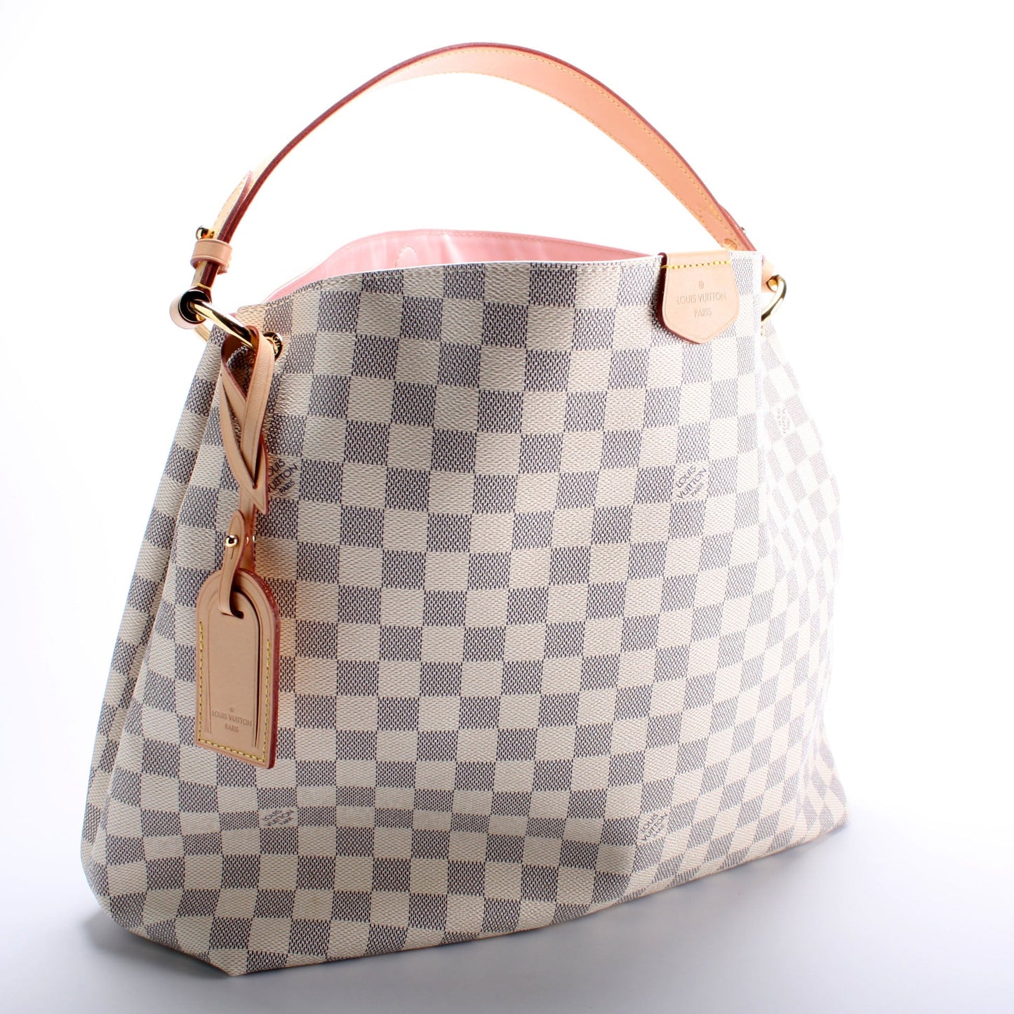Louis Vuitton Graceful MM Azur Damier Handbag Azur 7