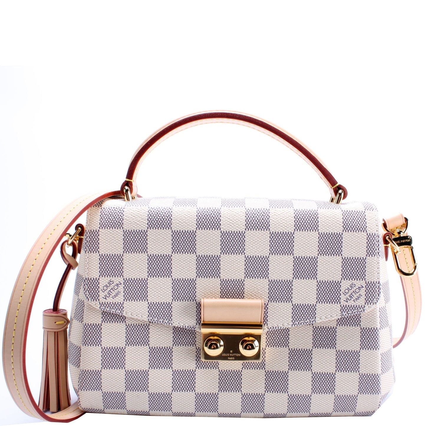 Louis Vuitton Croisette Azur Damier Handbag Azur 5