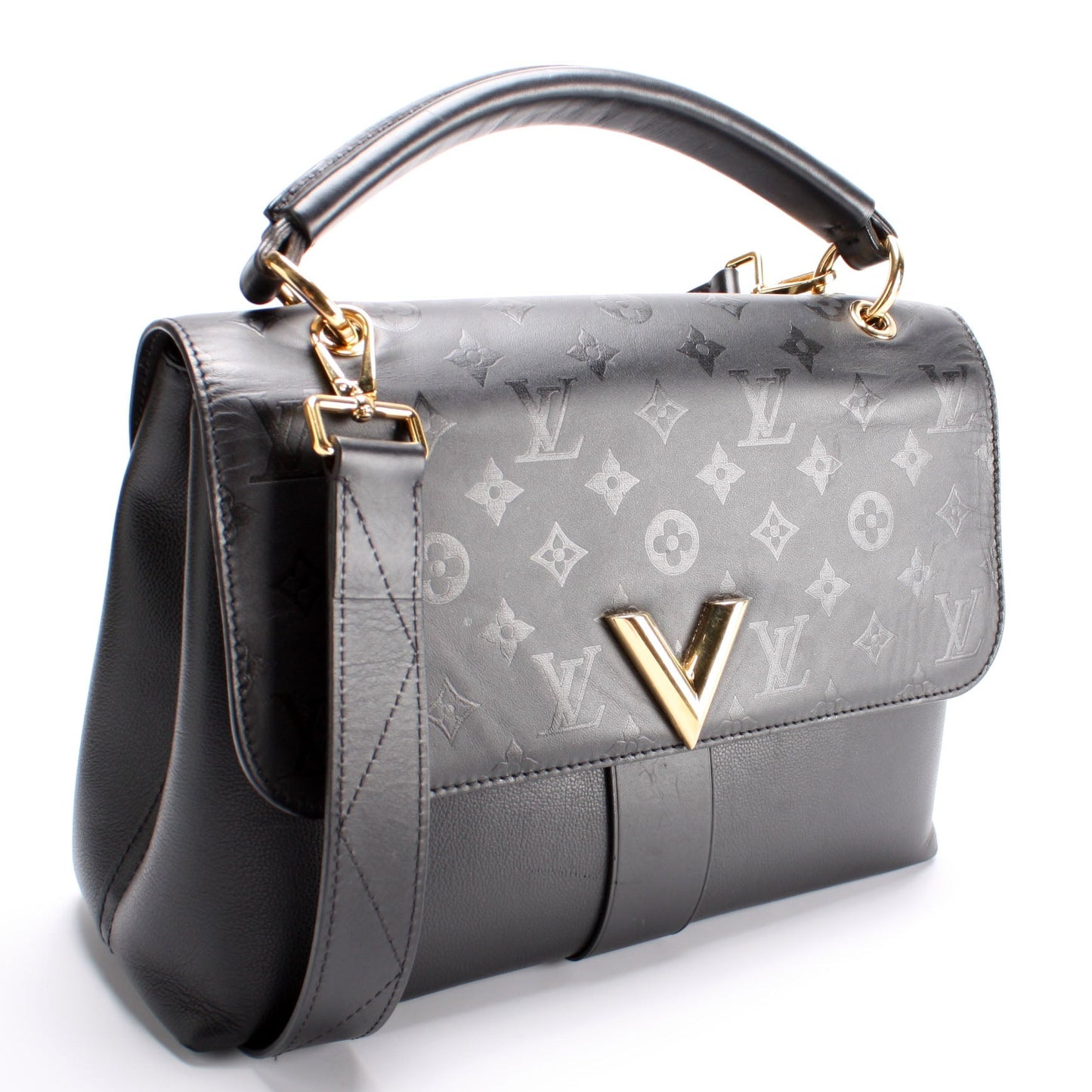 Louis Vuitton Very One Handle Calfskin Monogram Handbag