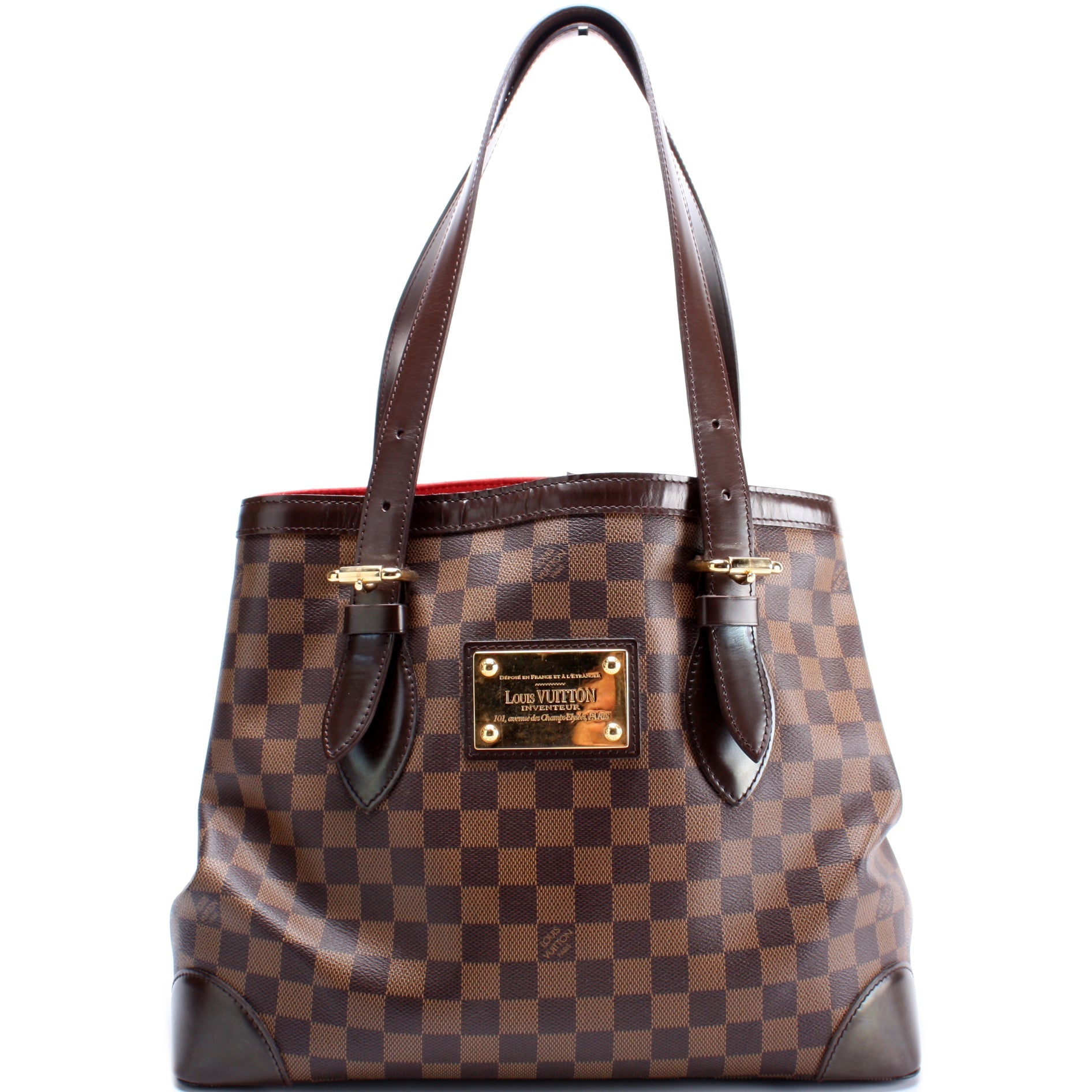 Louis Vuitton Hampstead MM Ebene Damier Handbag Ebene 25