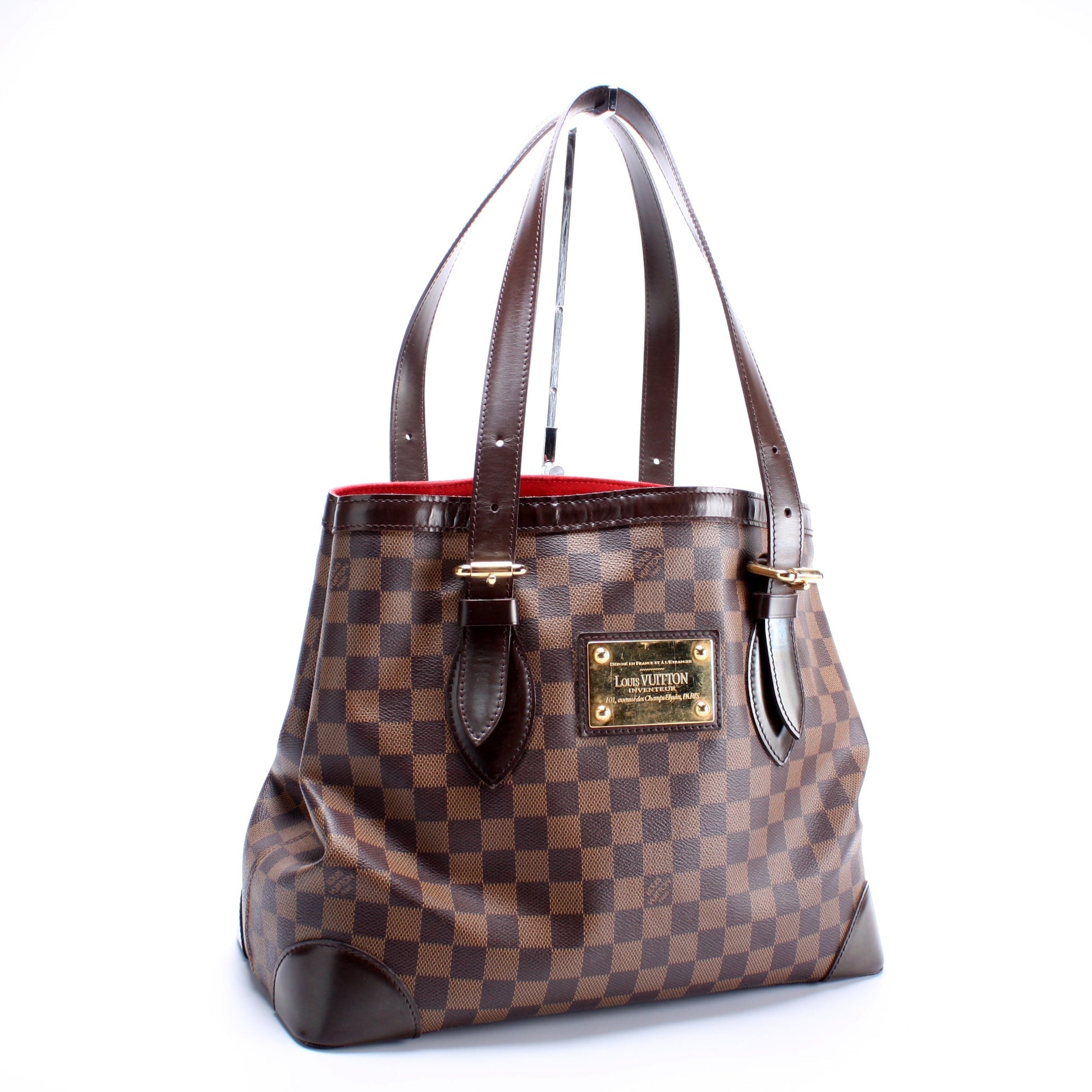 Louis Vuitton Hampstead MM Ebene Damier Handbag Ebene 25