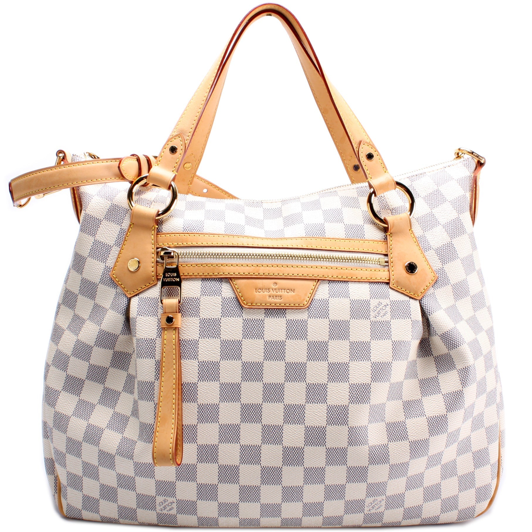 Louis Vuitton Evora MM Azur Damier Handbag Azur 6