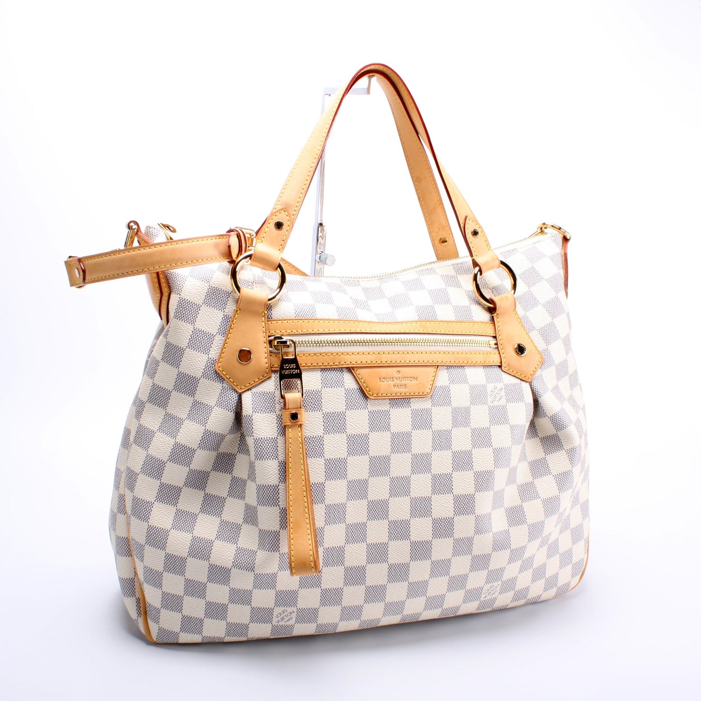 Louis Vuitton Evora MM Azur Damier Handbag Azur 6