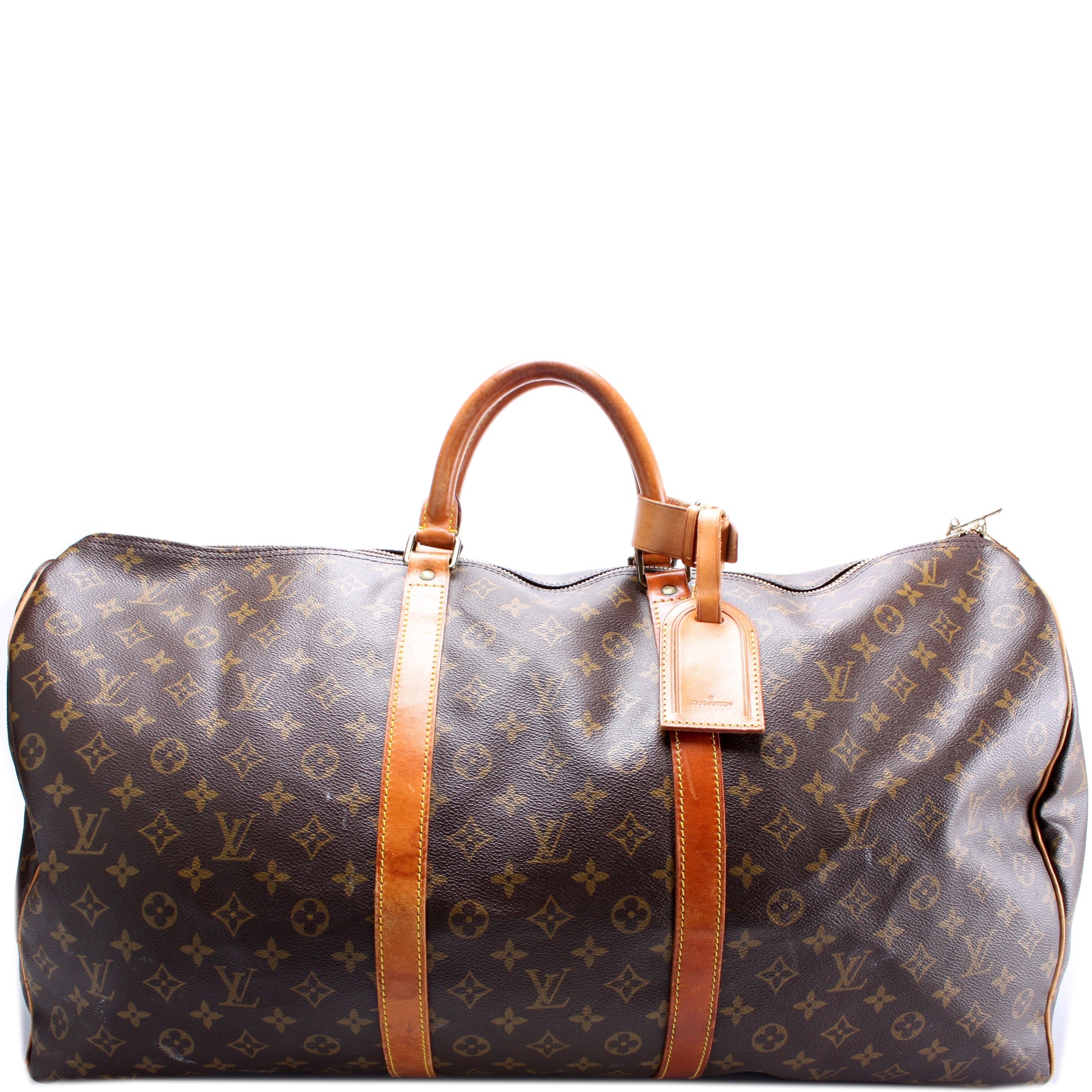 Louis Vuitton Keepall 60 Monogram Travel Bag Monogram 11