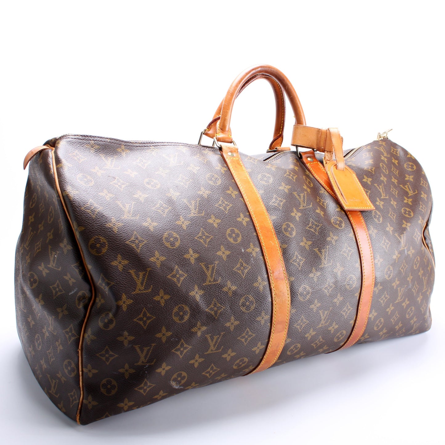 Louis Vuitton Keepall 60 Monogram Travel Bag Monogram 11