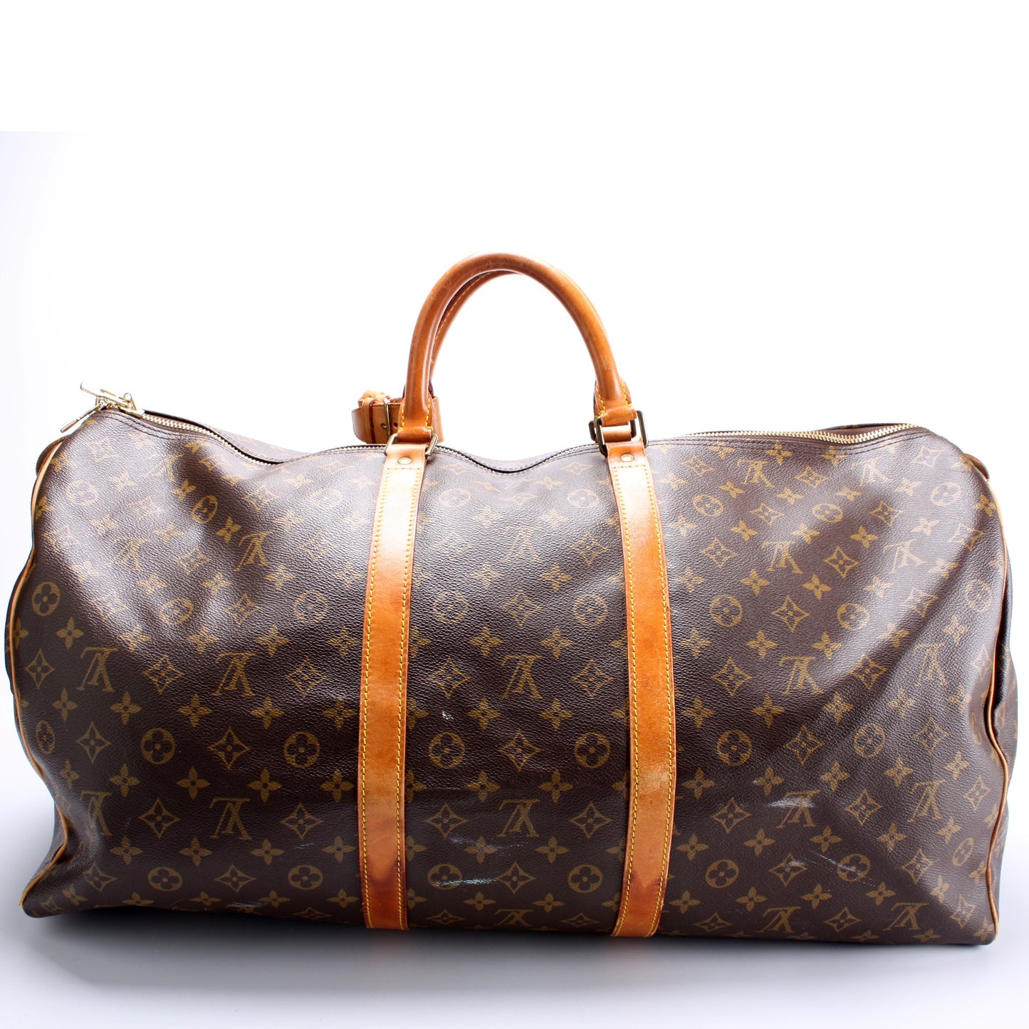 Louis Vuitton Keepall 60 Monogram Travel Bag Monogram 11