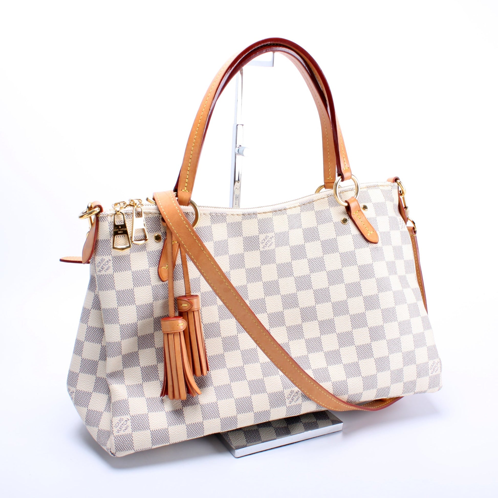 Louis Vuitton Lymington Damier Azur Handbag Azur 4