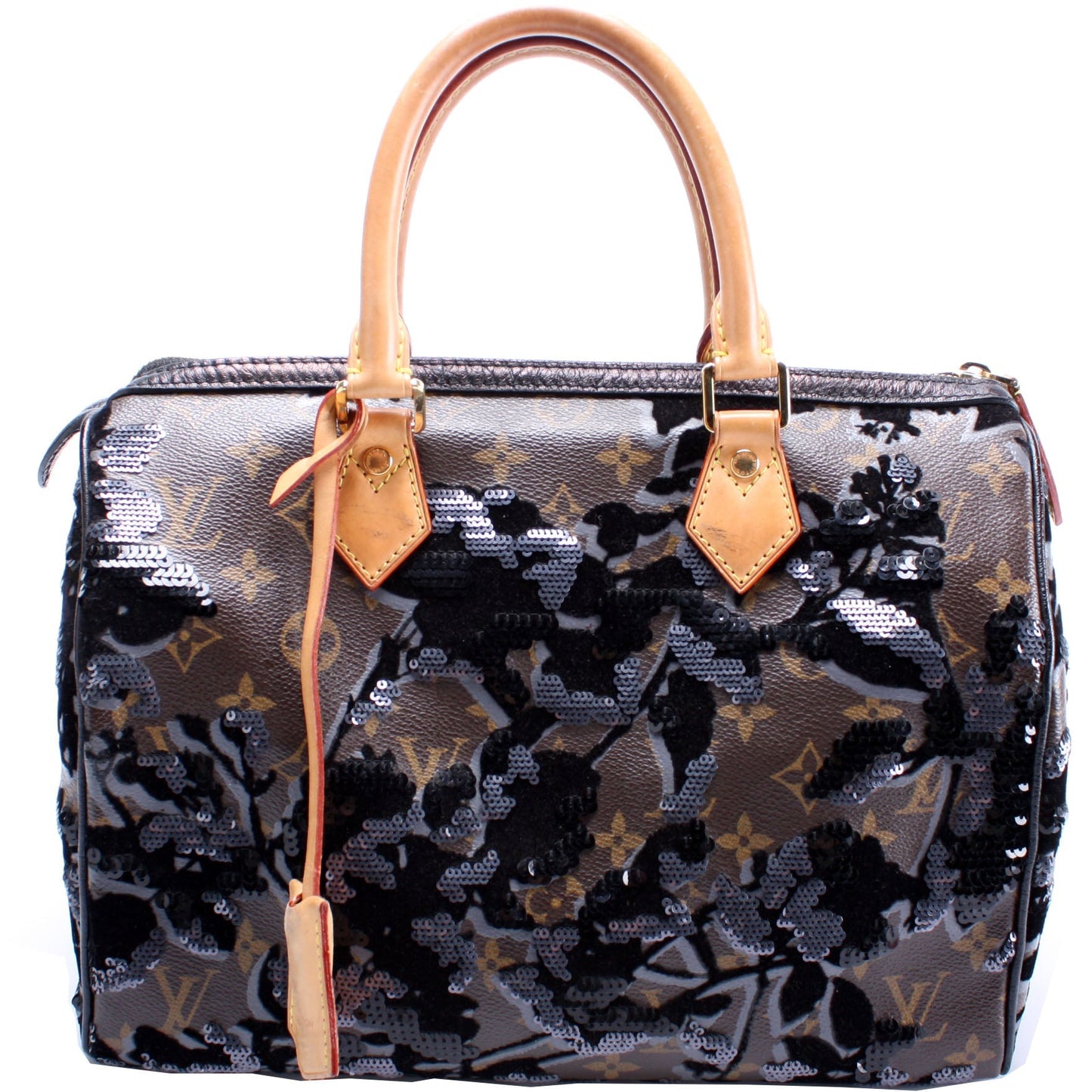 Louis Vuitton Speedy 30 Fleur De Jais Handbag