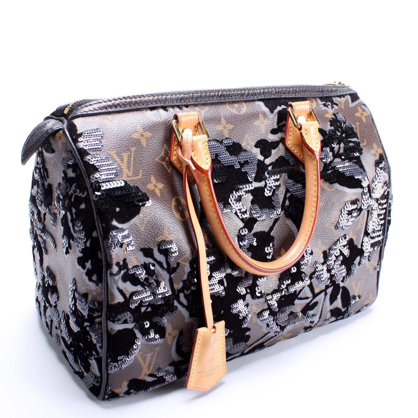 Louis Vuitton Speedy 30 Fleur De Jais Handbag