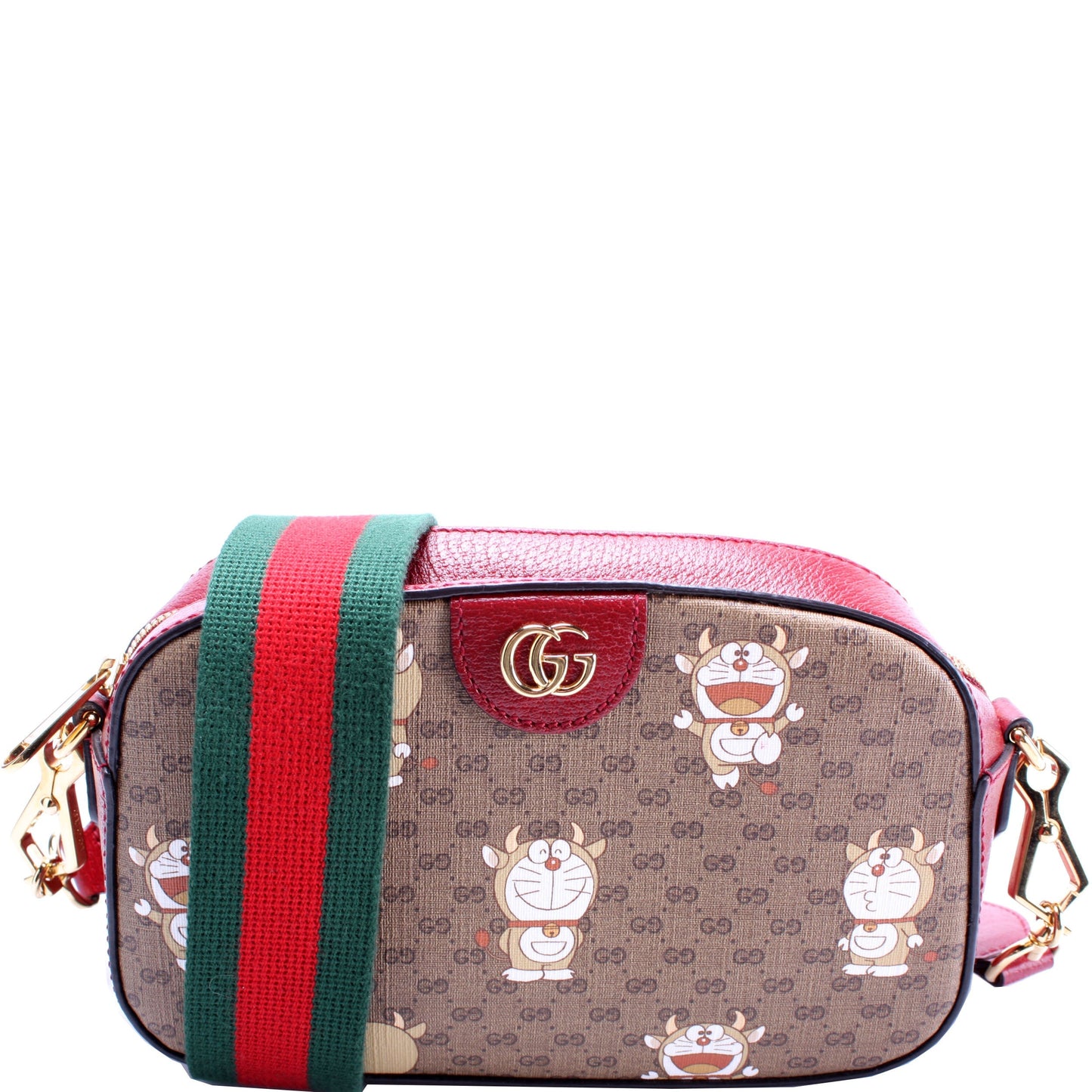 Gucci X Doraemon GG Supreme Shoulder Bag