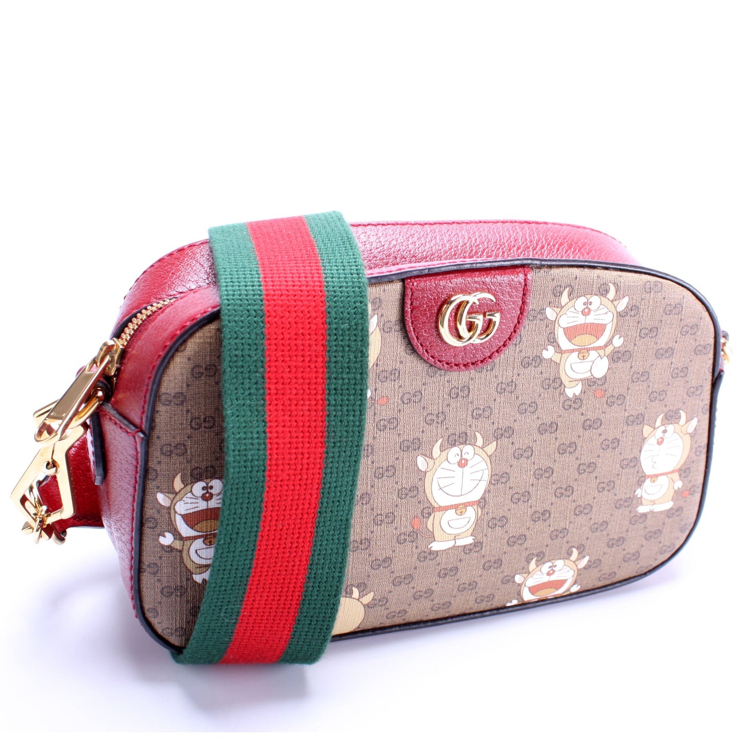 Gucci X Doraemon GG Supreme Shoulder Bag