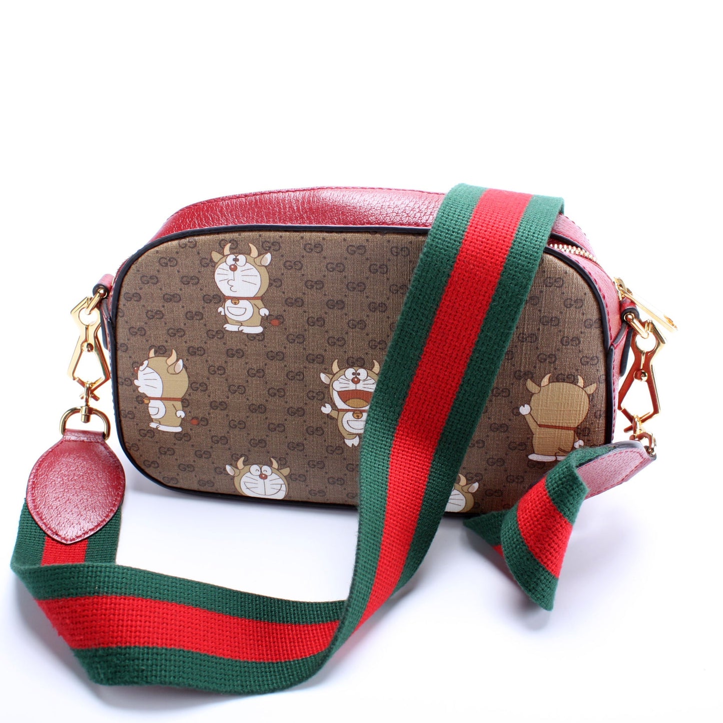 Gucci X Doraemon GG Supreme Shoulder Bag