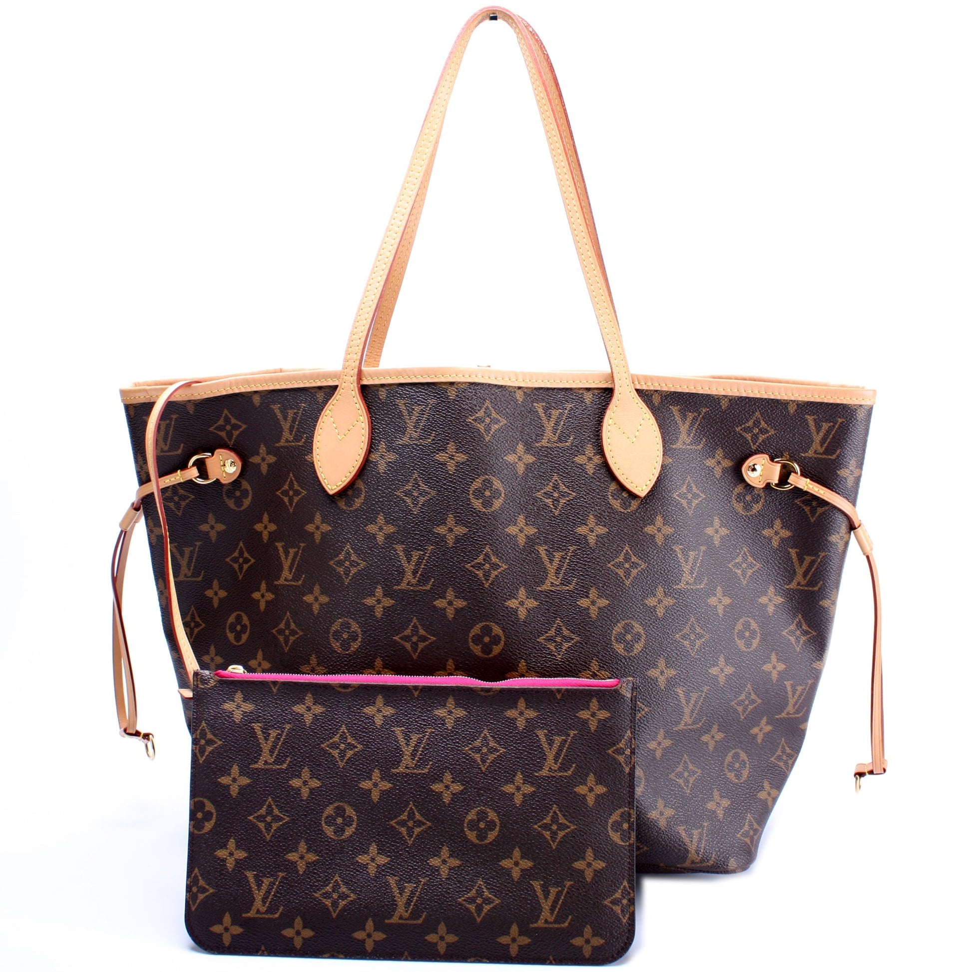 Louis Vuitton Neverfull W MM Monogram Wallet Case Monogram 8