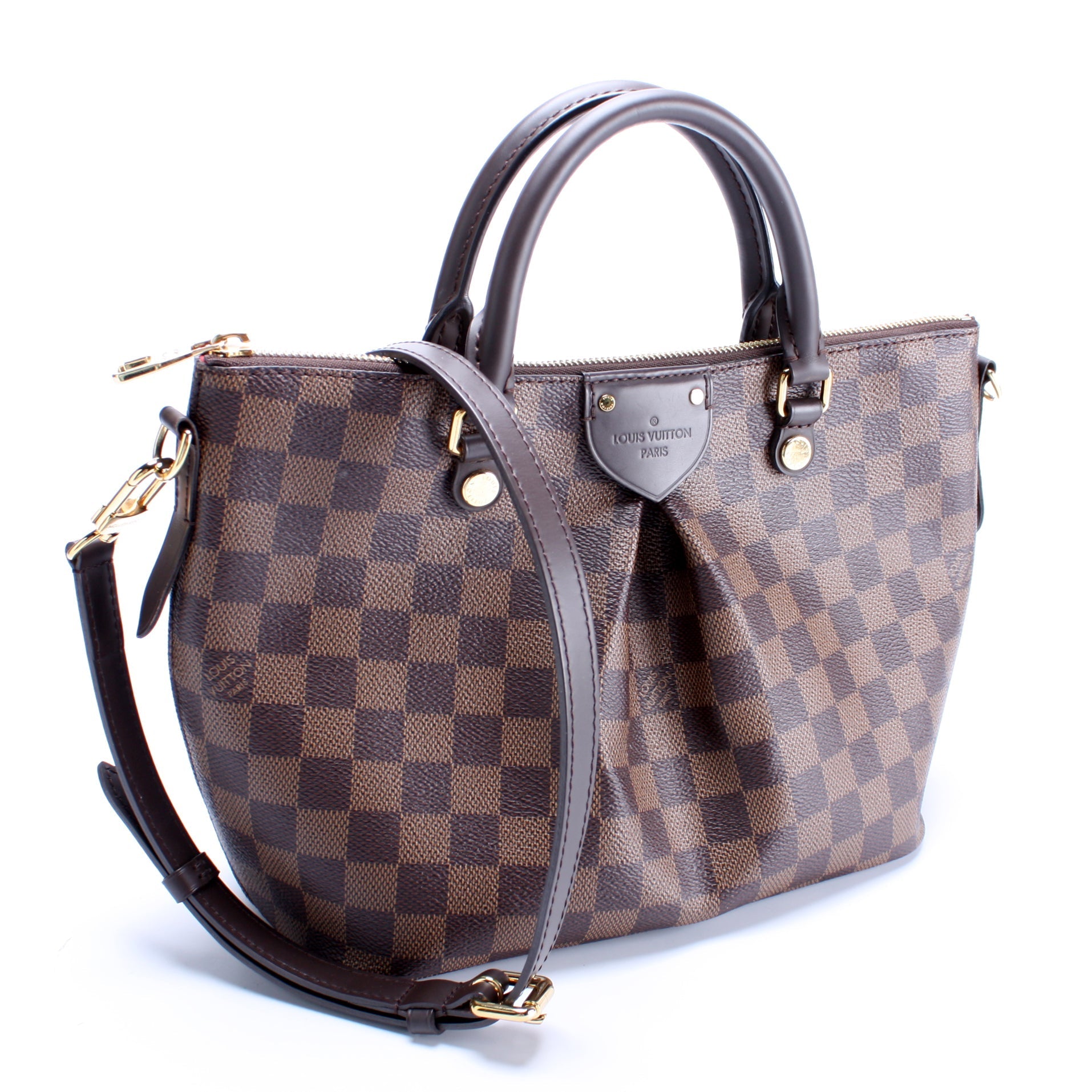 Louis Vuitton Siena Ebene PM Damier Handbag Ebene 7