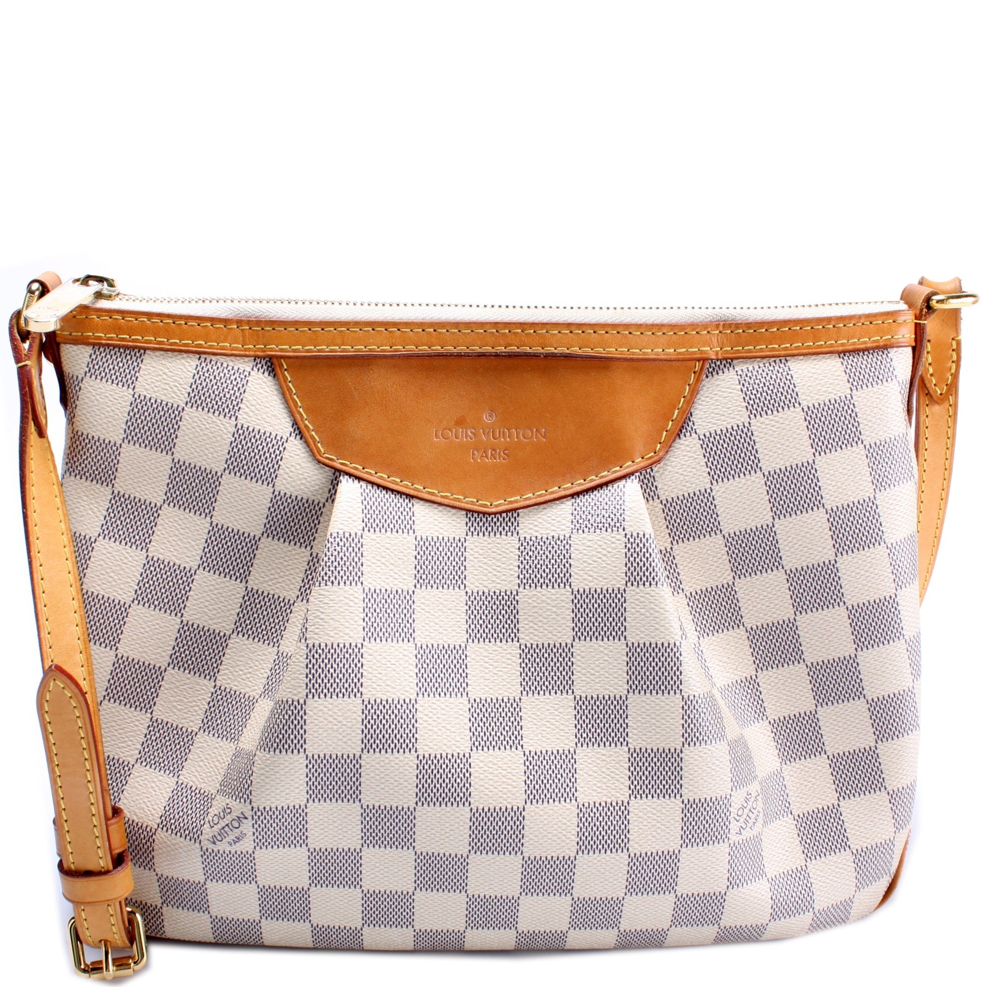 Louis Vuitton Siracusa Azur PM Damier Handbag Azur 6
