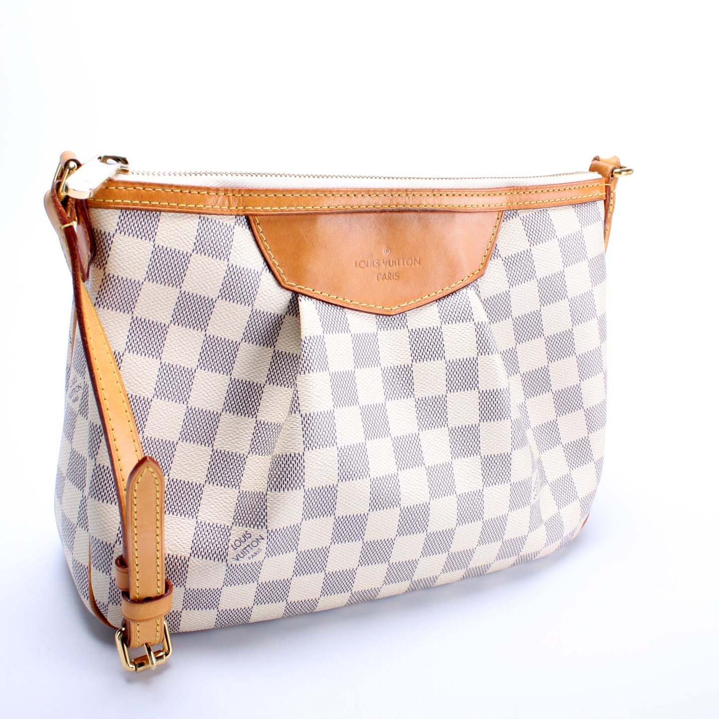 Louis Vuitton Siracusa Azur PM Damier Handbag Azur 6