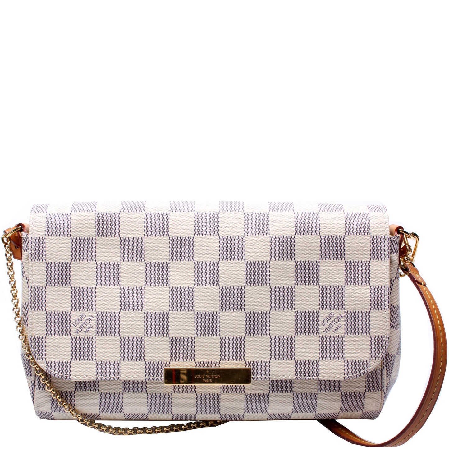 Louis Vuitton Favorite MM Azur Damier Handbag Azur 8