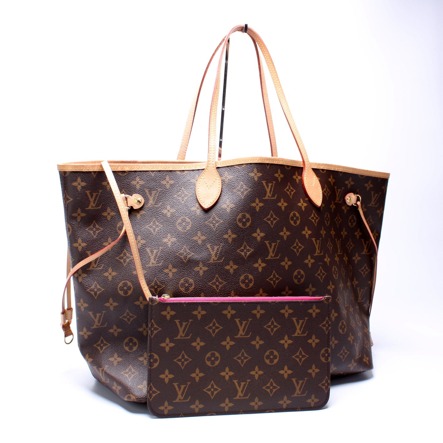 Louis Vuitton Neverfull w GM Monogram Wallet Case Monogram 6