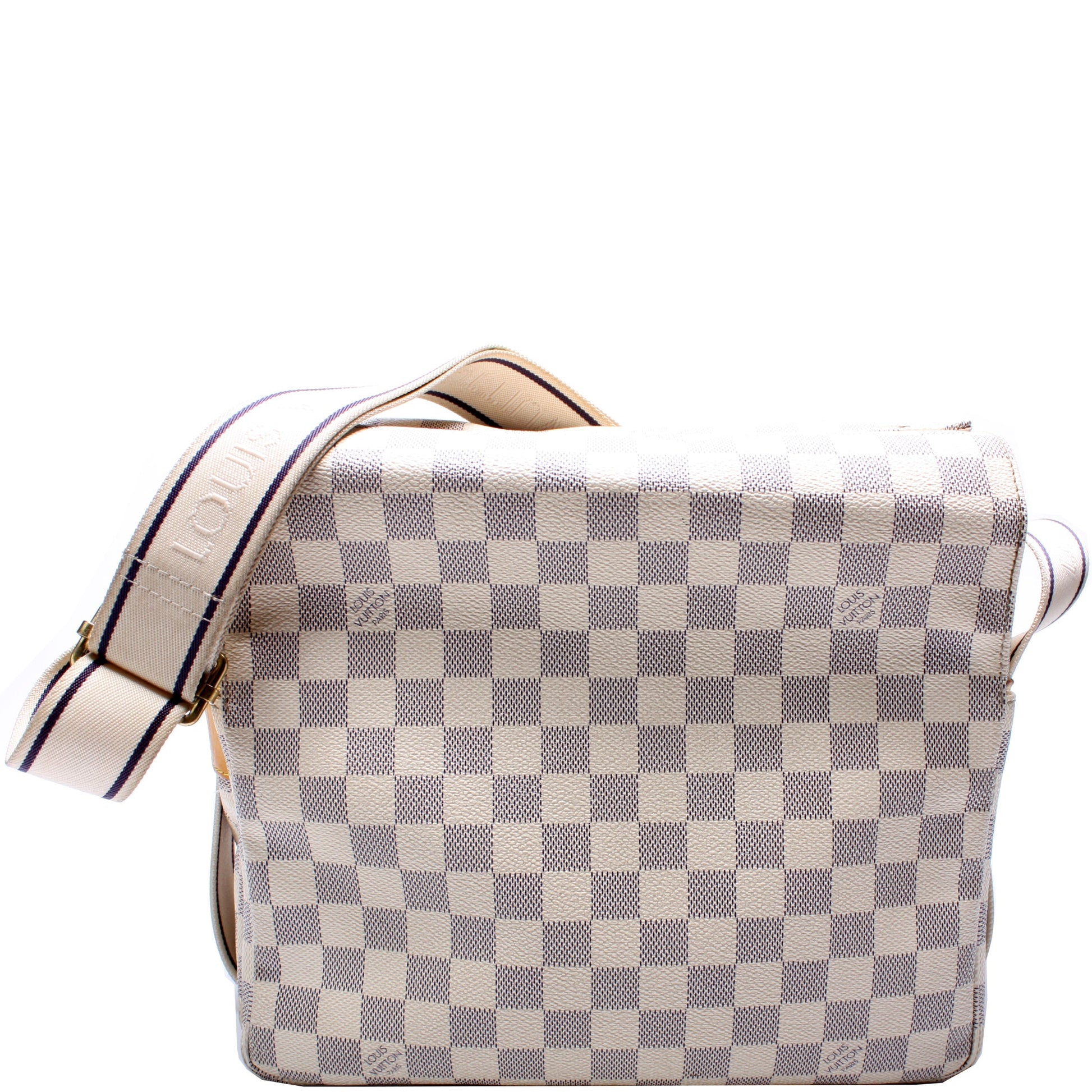 Louis Vuitton Naviglio Messenger Azur Damier Crossbody Bag