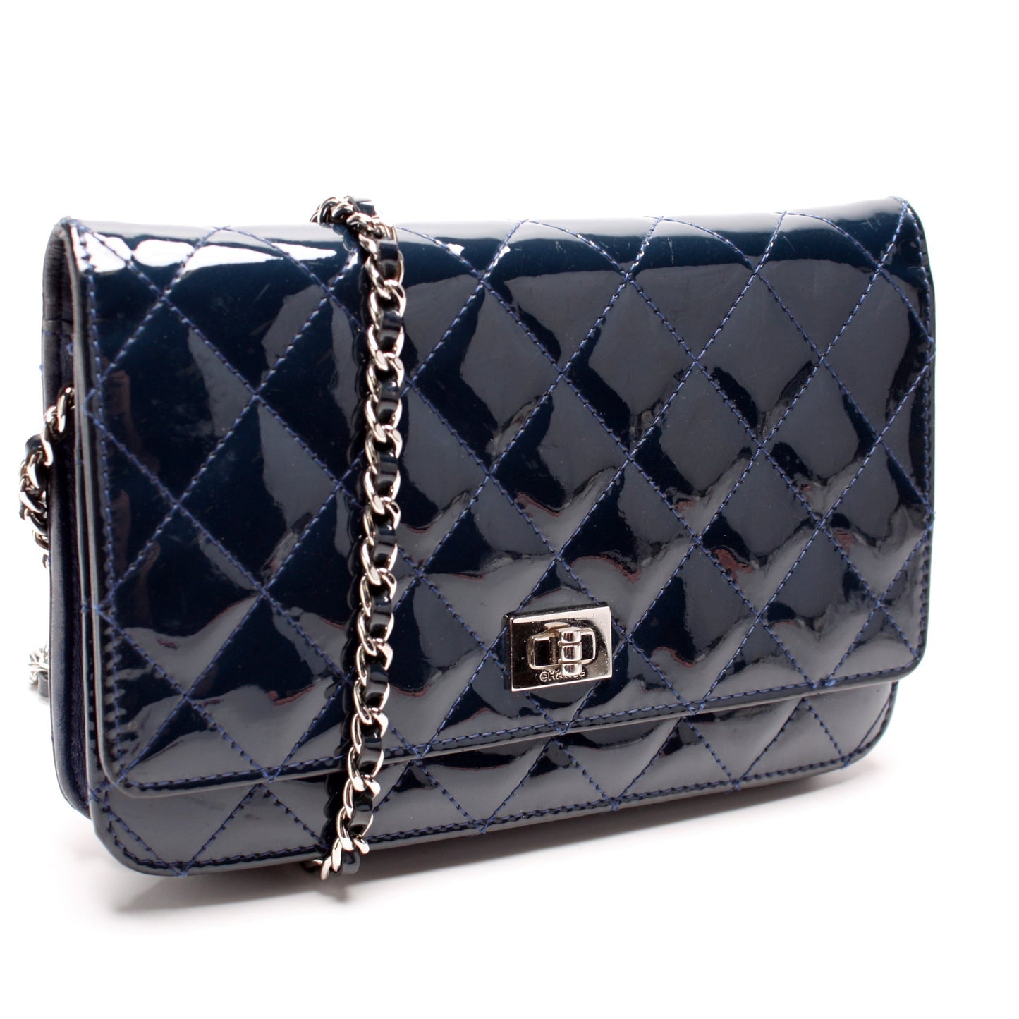 Chanel Reissue WOC Patent 12M Clutch Bag