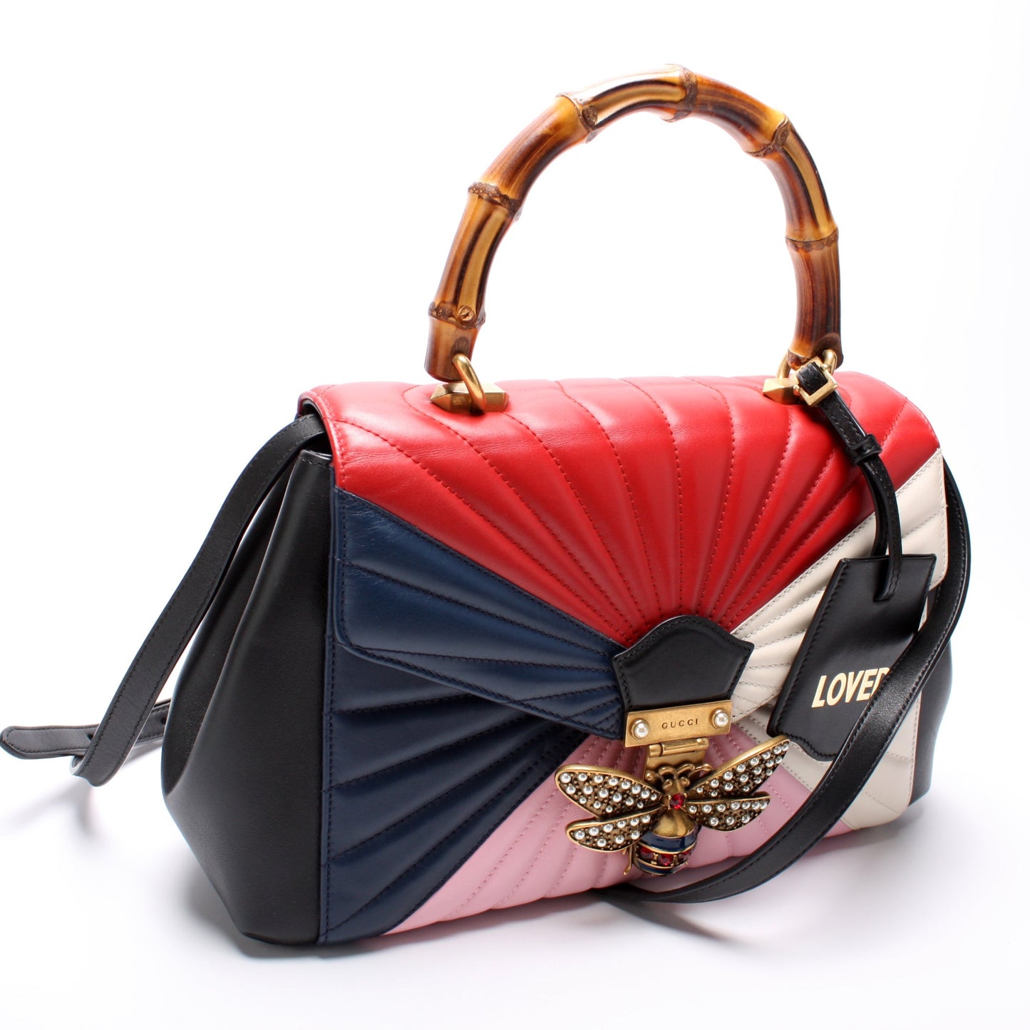 Gucci Queen Margaret Top Handle Travel Bag Handle 1