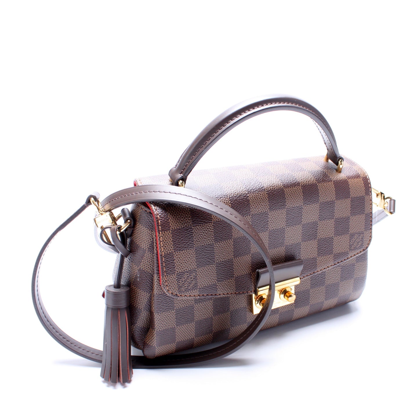 Louis Vuitton Croisette Ebene Damier Handbag Ebene 2