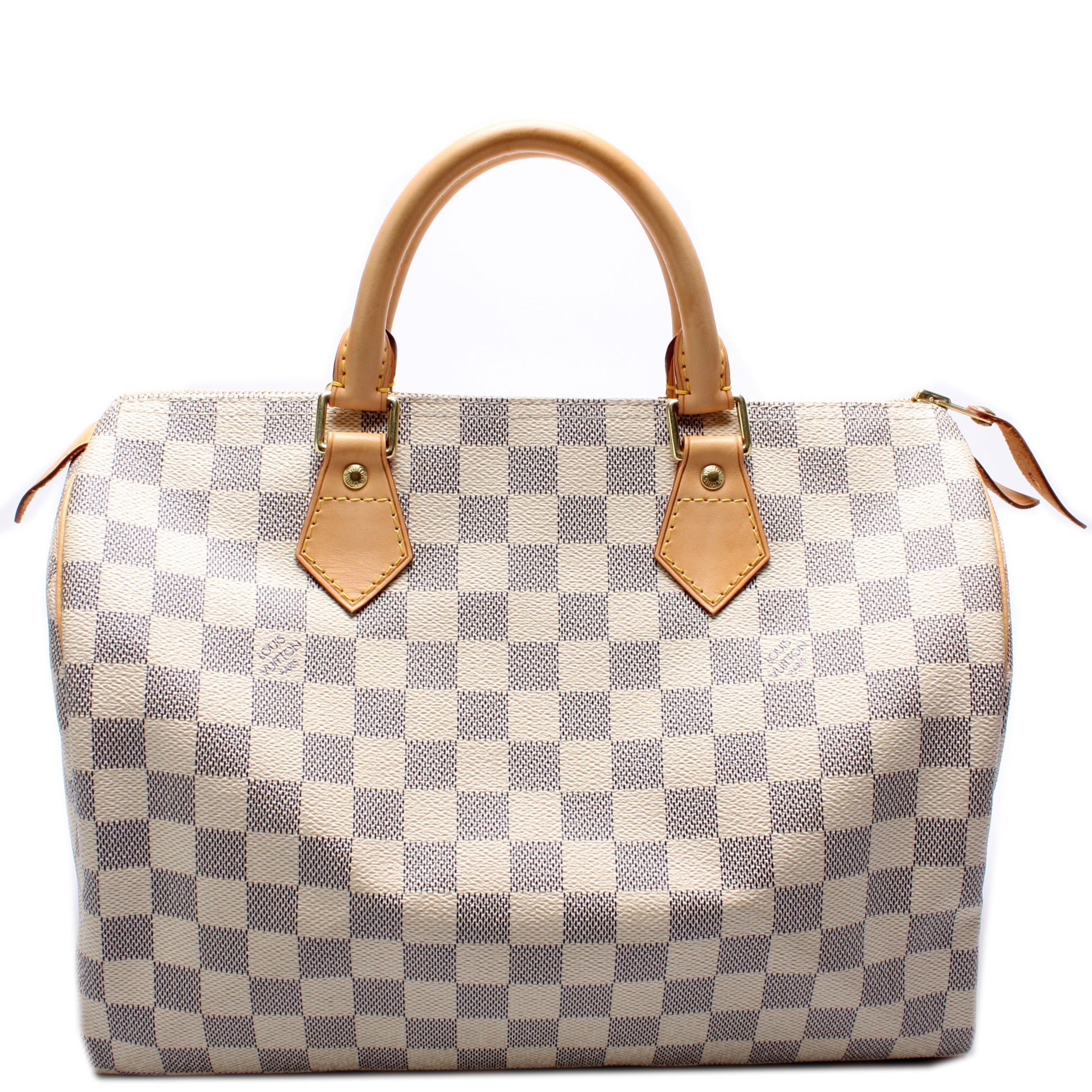 Louis Vuitton Speedy 30 Azur Damier Handbag Azur 39