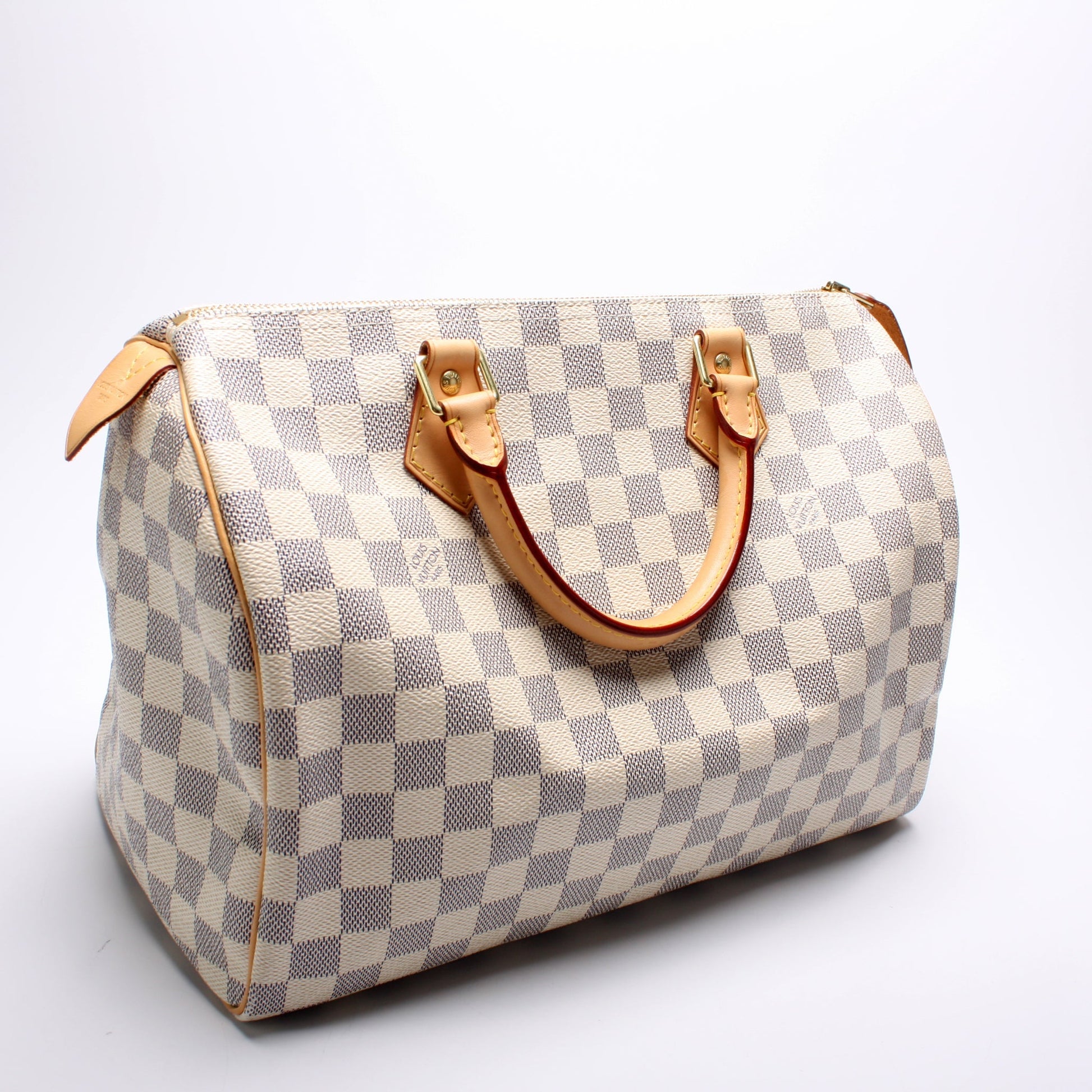 Louis Vuitton Speedy 30 Azur Damier Handbag Azur 39