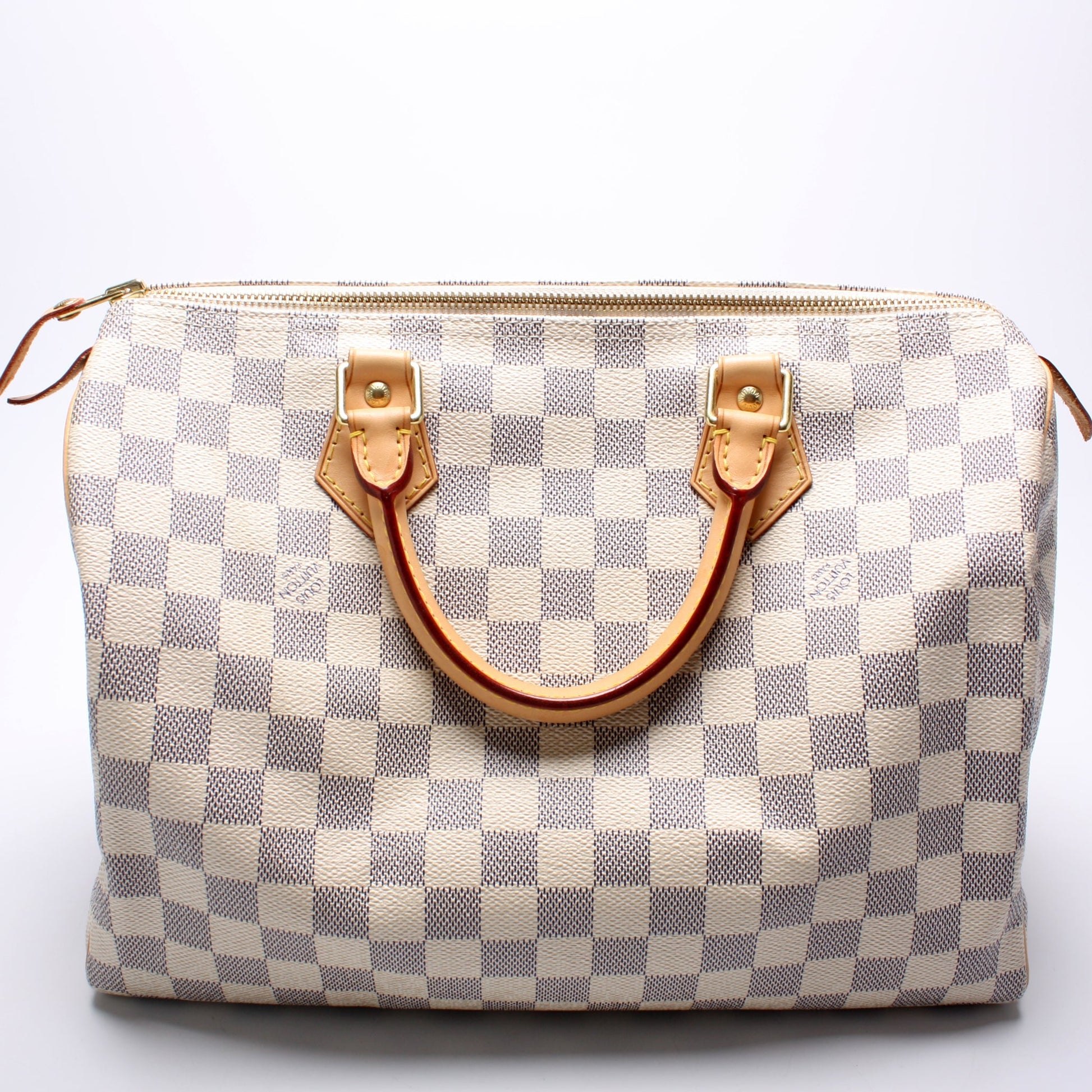 Louis Vuitton Speedy 30 Azur Damier Handbag Azur 39