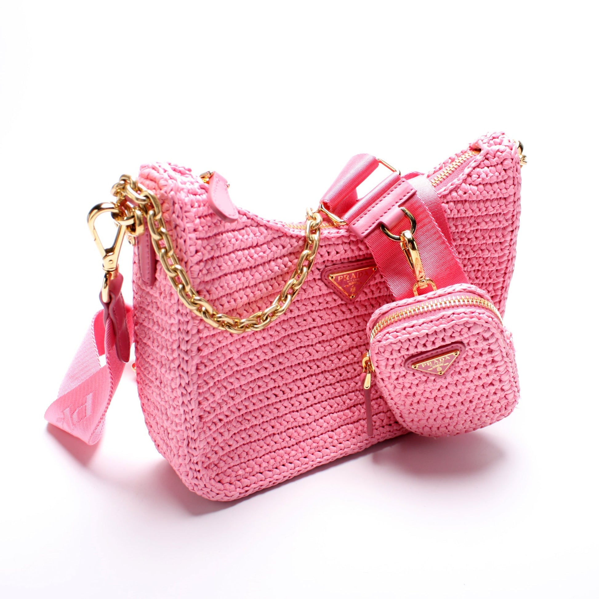Prada Re Edition Shoulder Bag Raffia