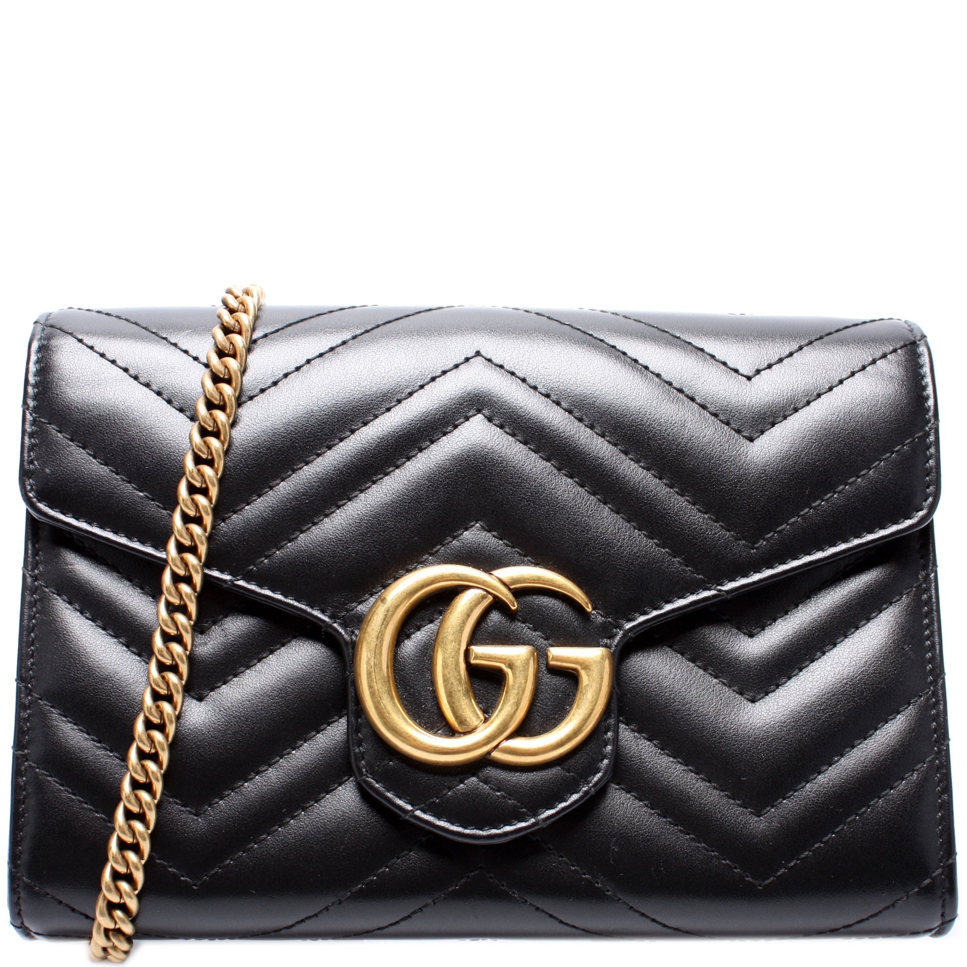 Gucci Marmont Chain Wallet Case Wallet 5