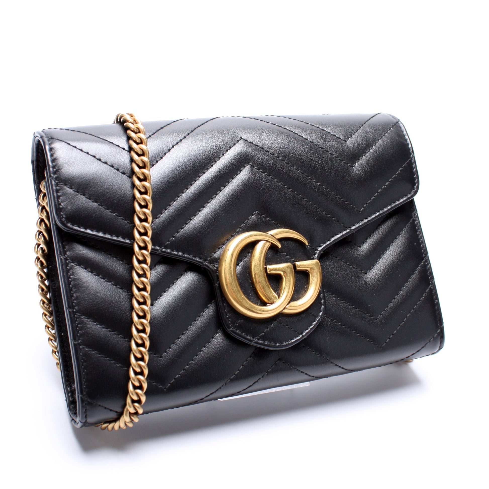 Gucci Marmont Chain Wallet Case Wallet 5
