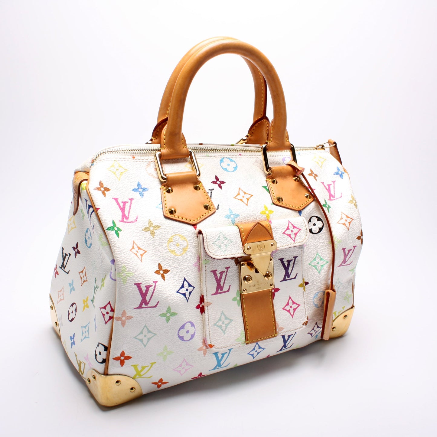 Louis Vuitton Speedy 30 Monogram Multicolor Handbag Monogram 4