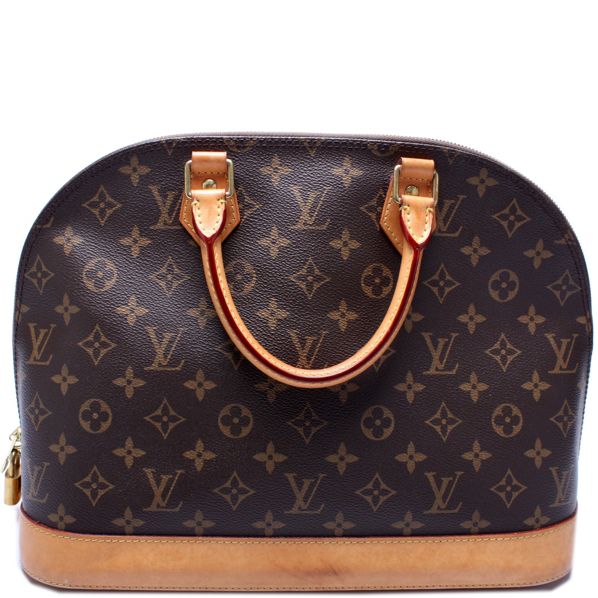 Louis Vuitton Alma MM Newer Monogram Handbag