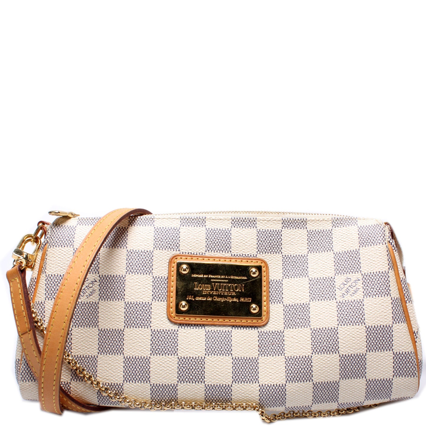 Louis Vuitton Eva Azur Damier Clutch Bag Azur 16