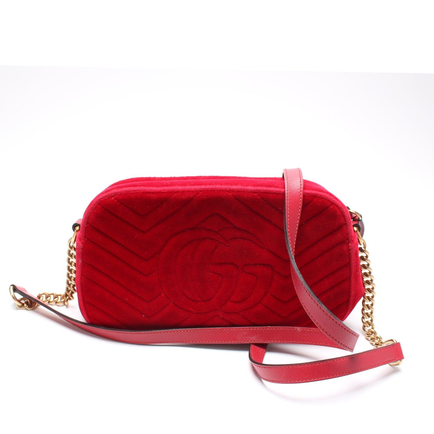 Gucci Marmont Velvet Camera Small Travel Bag