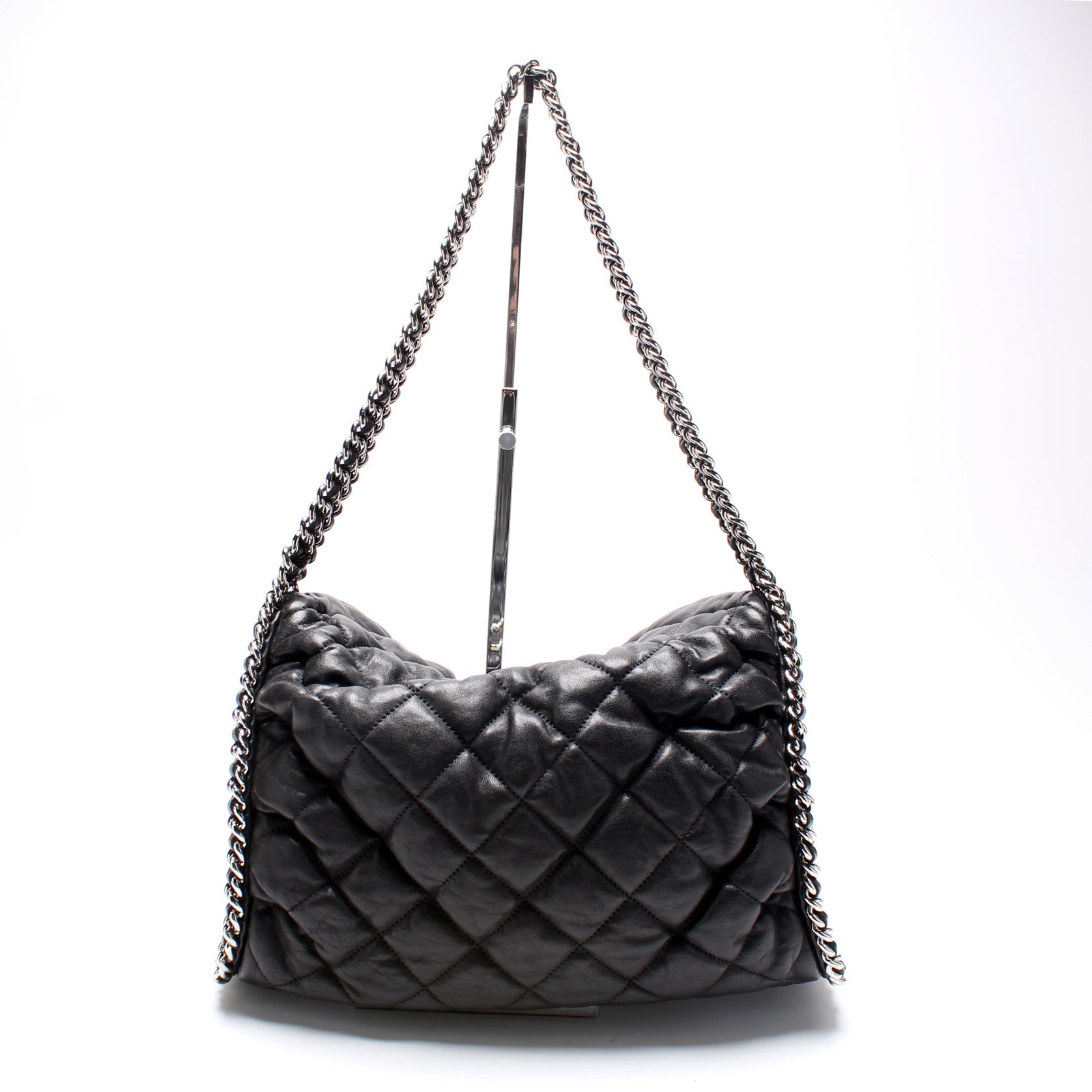 Chanel Around Hobo Lambskin 15M Shoulder Bag