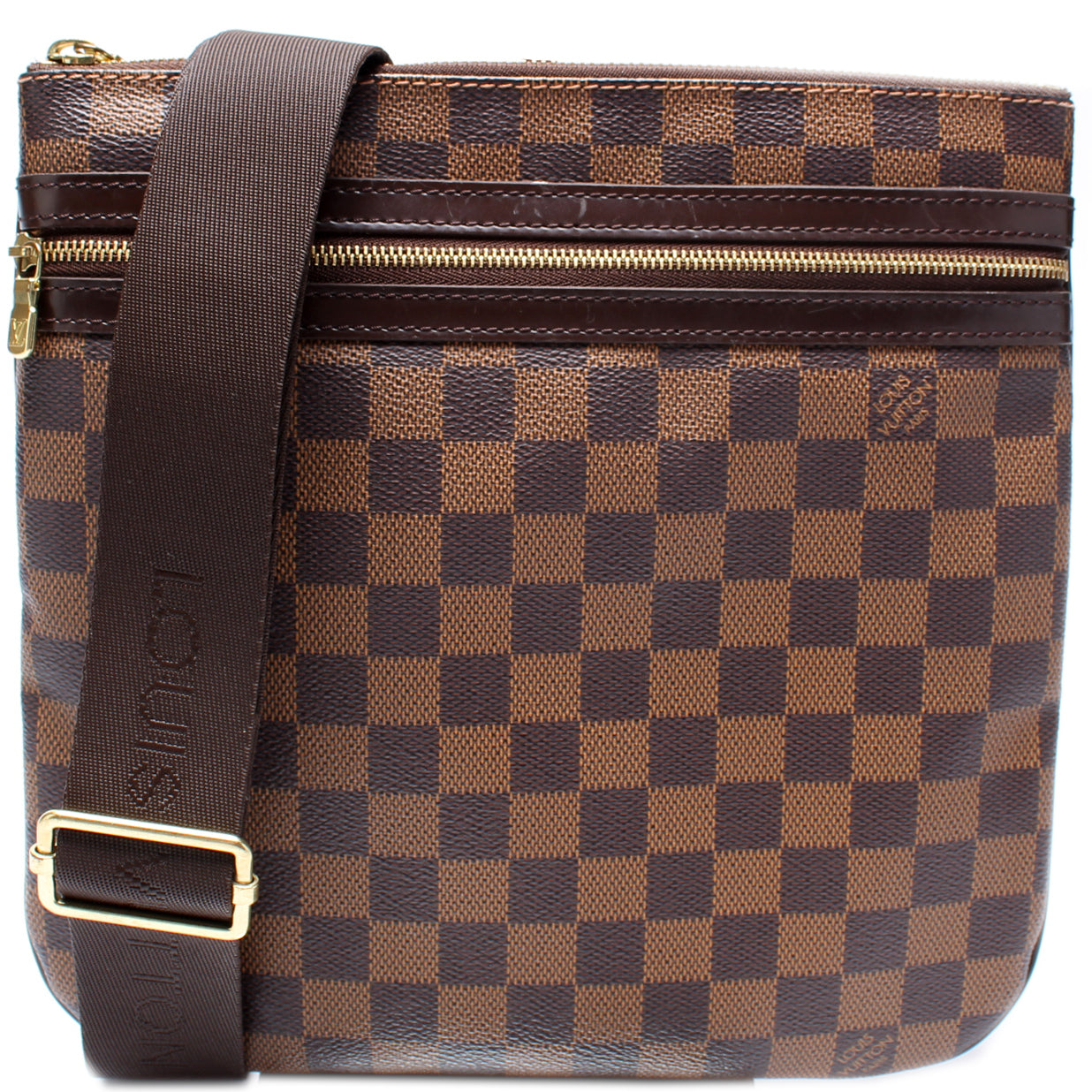 Louis Vuitton Pochette Bosphore Ebene Damier Clutch Bag Ebene 13