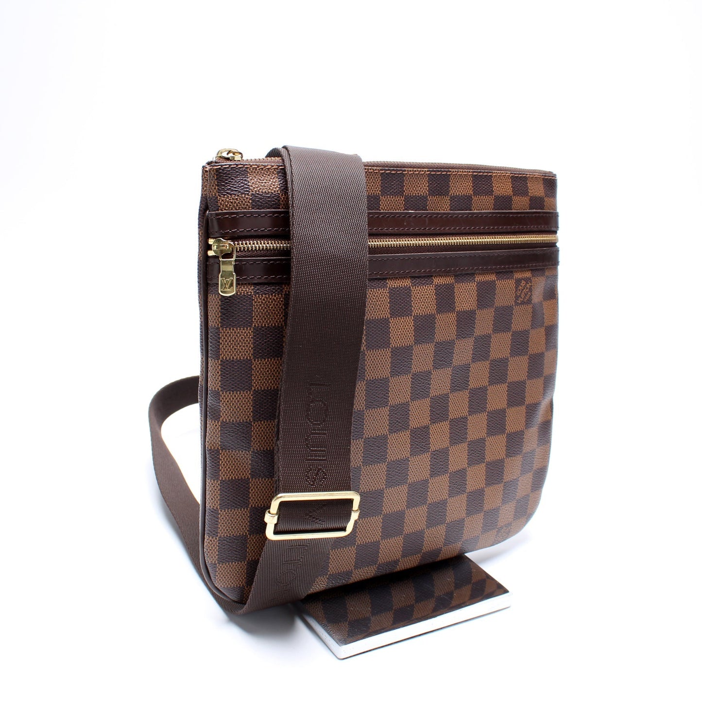 Louis Vuitton Pochette Bosphore Ebene Damier Clutch Bag Ebene 13
