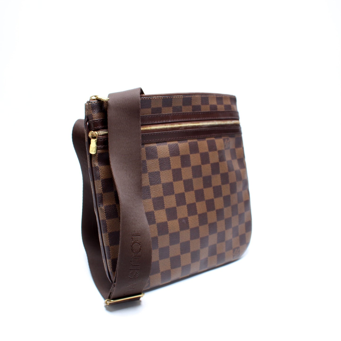 Louis Vuitton Pochette Bosphore Ebene Damier Clutch Bag Ebene 16
