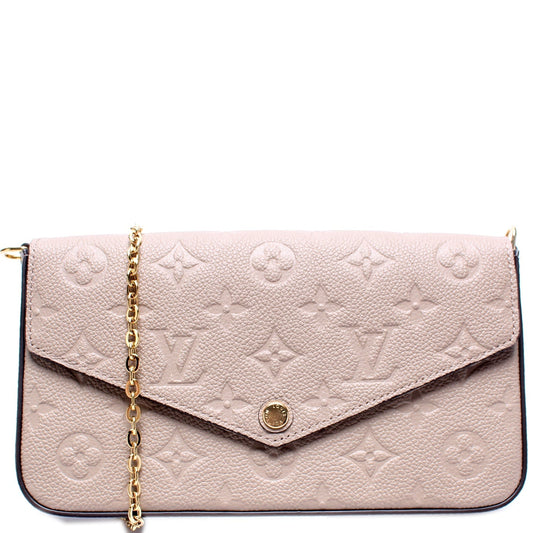 Louis Vuitton Pochette Felicie Empreinte Clutch Bag Empreinte 35