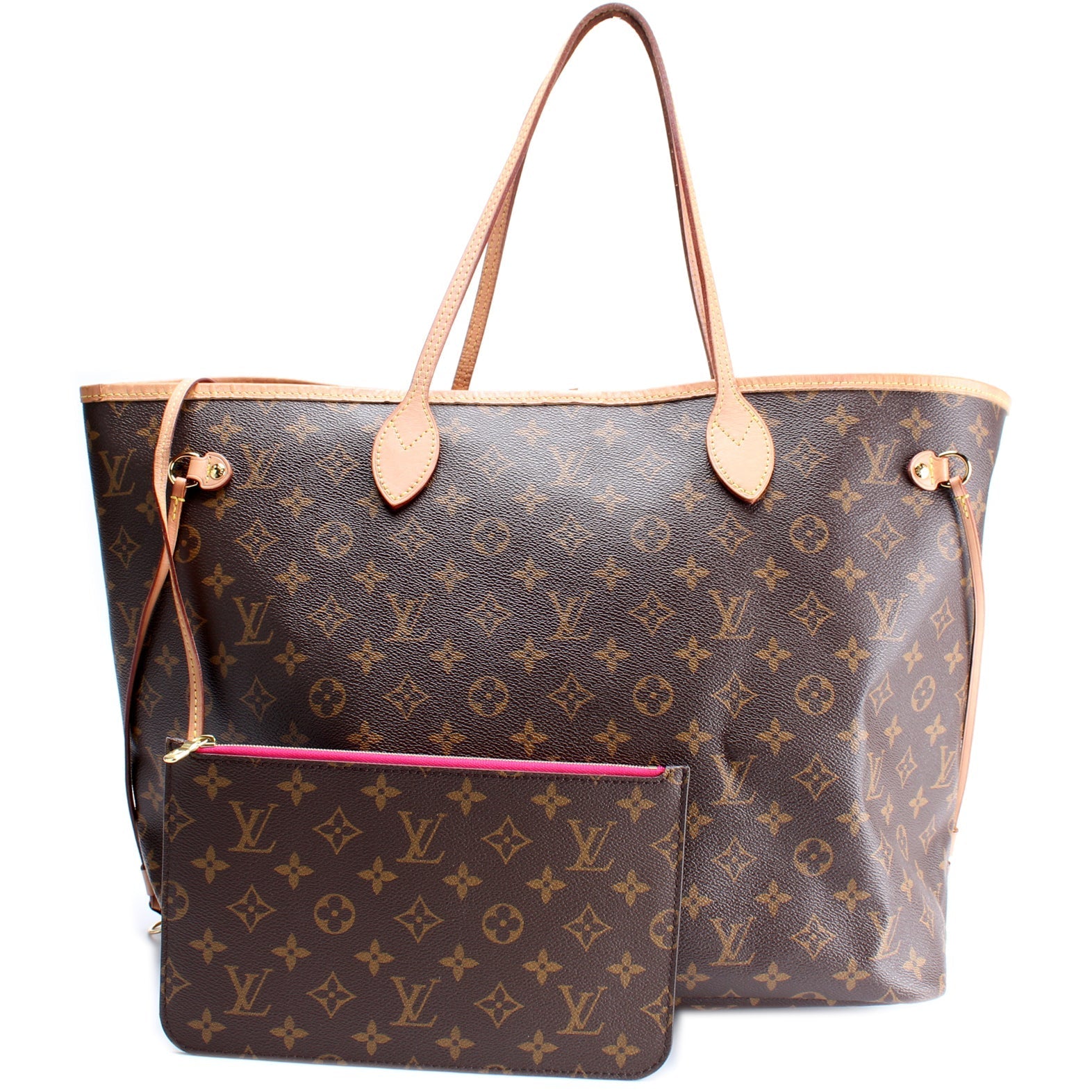 Louis Vuitton Neverfull W GM Monogram Wallet Case Monogram 4