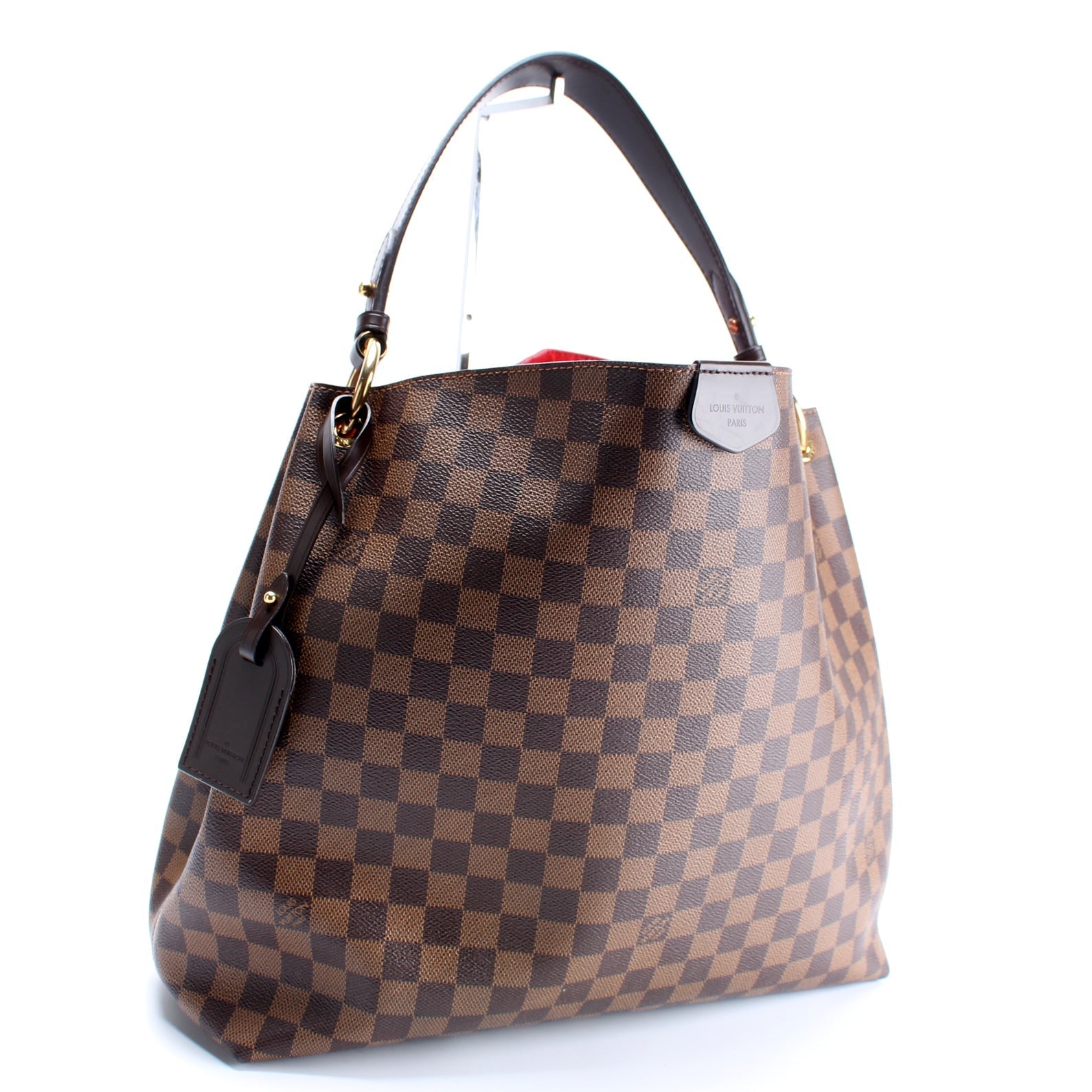 Louis Vuitton Graceful MM Ebene Damier Handbag Ebene 14