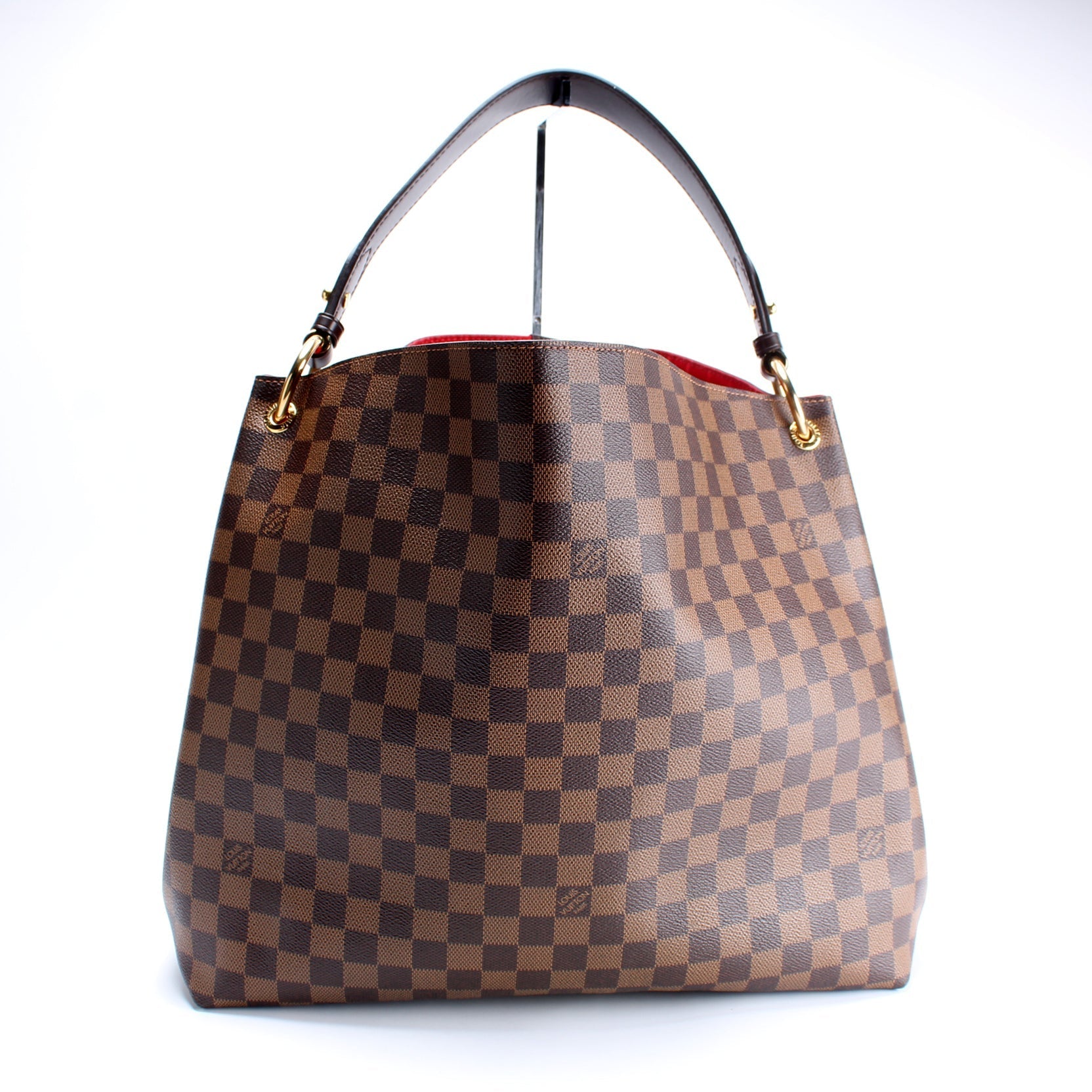 Louis Vuitton Graceful MM Ebene Damier Handbag Ebene 14