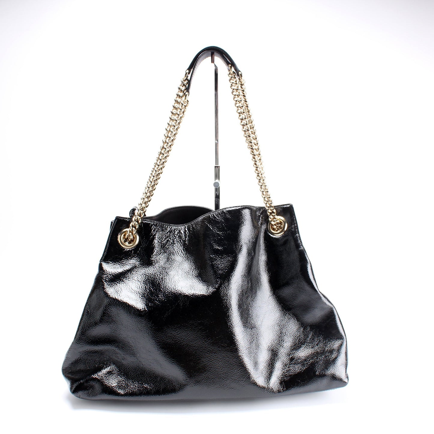 Gucci Soho Leather Patent Medium Shoulder Bag