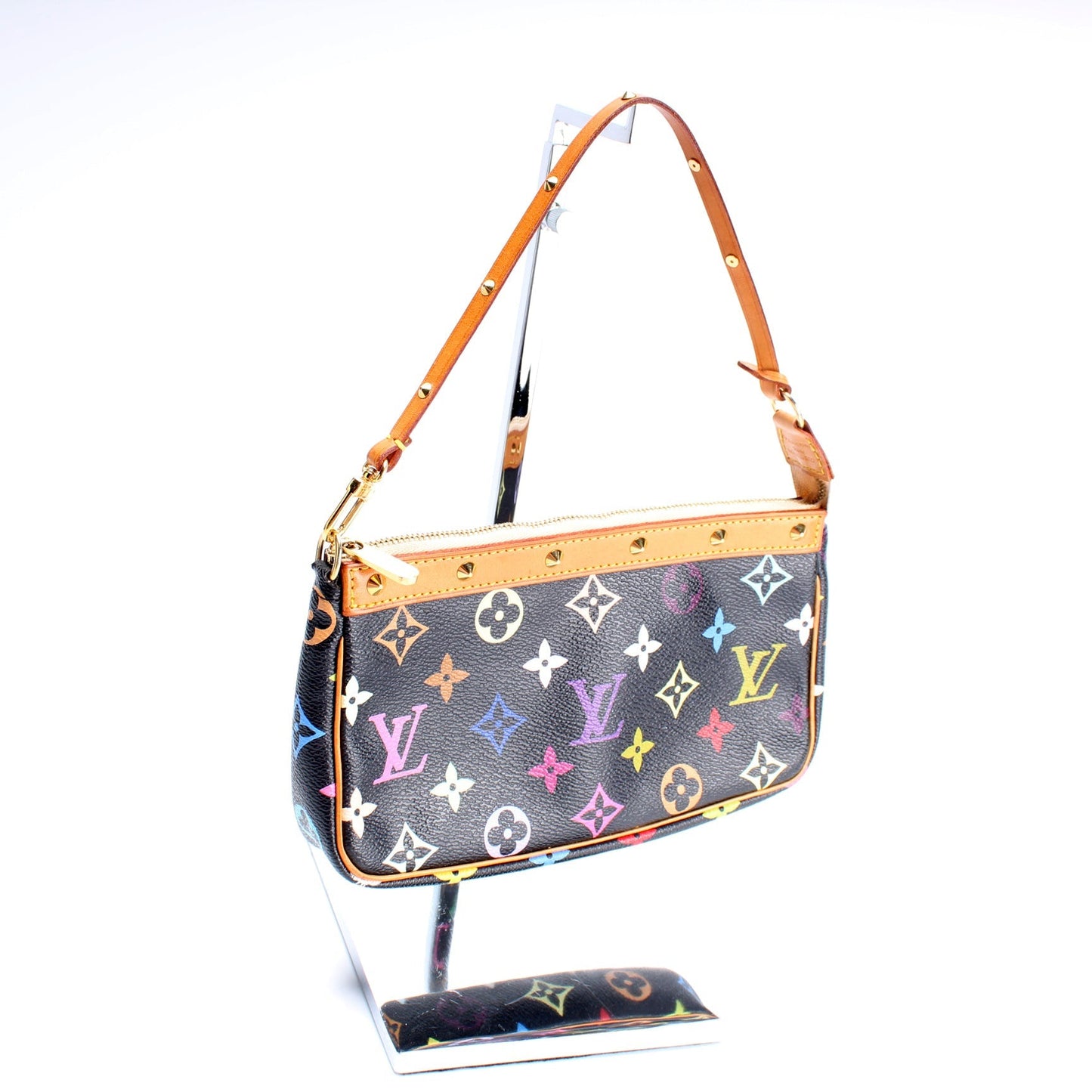 Louis Vuitton Pochette Accessories Monogram Multicolor Clutch Bag