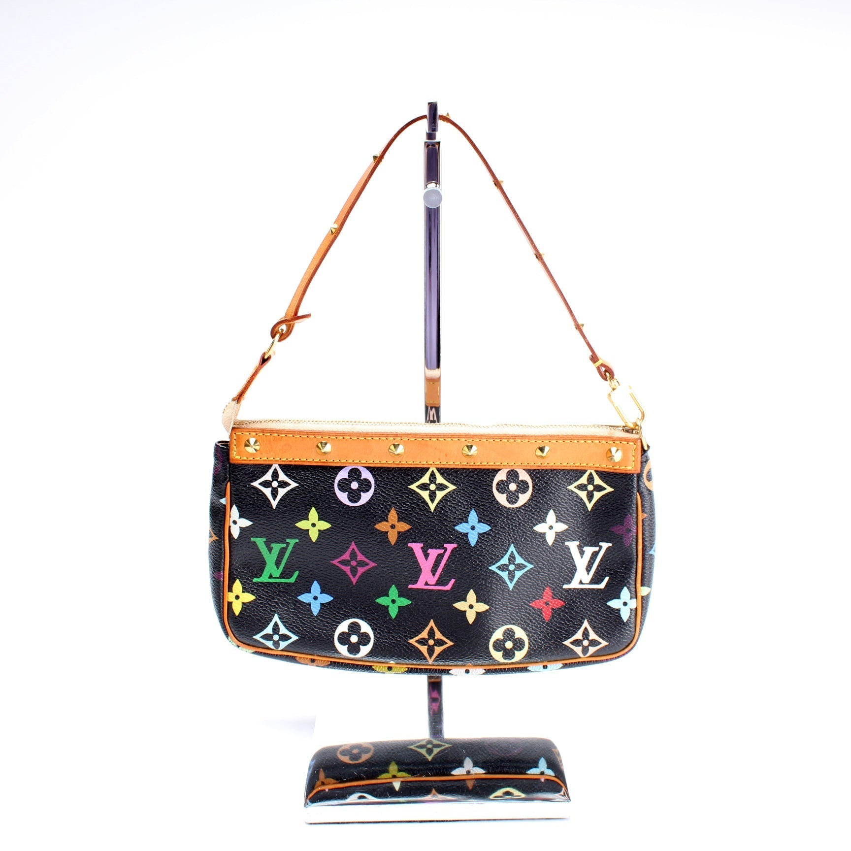 Louis Vuitton Pochette Accessories Monogram Multicolor Clutch Bag