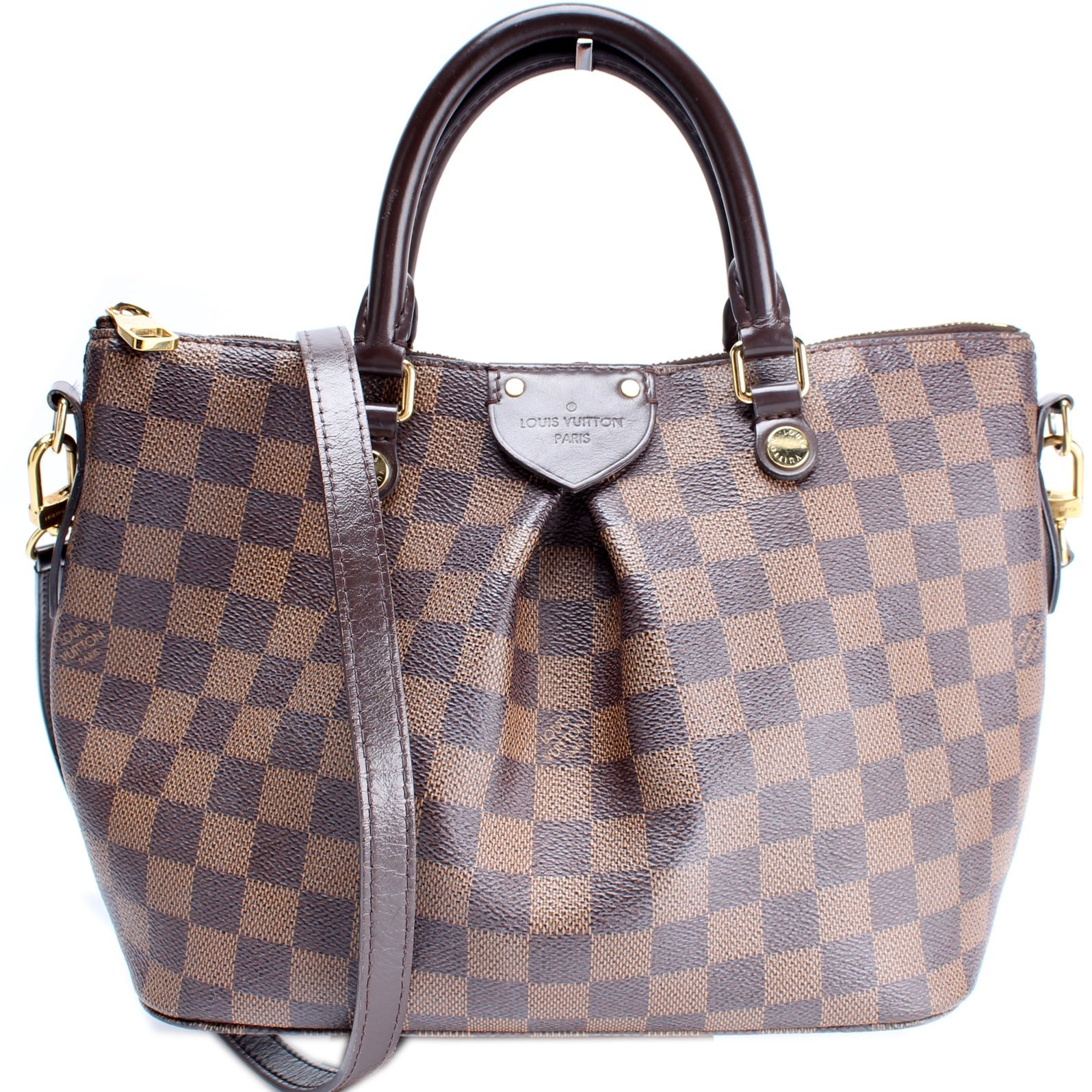 Louis Vuitton Siena Ebene PM Damier Handbag Ebene 6