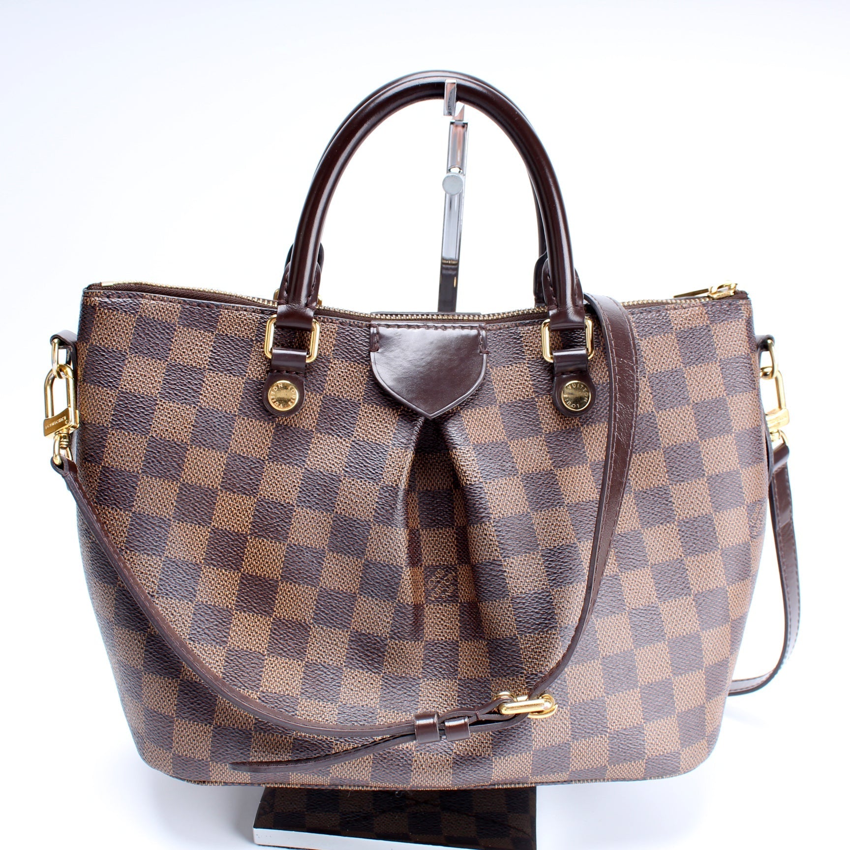 Louis Vuitton Siena Ebene PM Damier Handbag Ebene 6